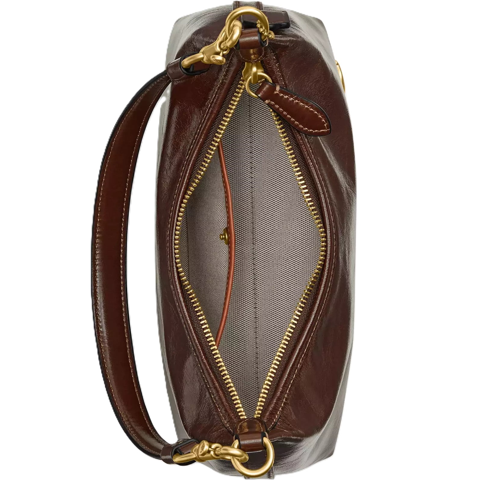 Túi kẹp nách Coach Juliet Shoulder Bag 25 Smooth Leather Brass Maple CAD75 12
