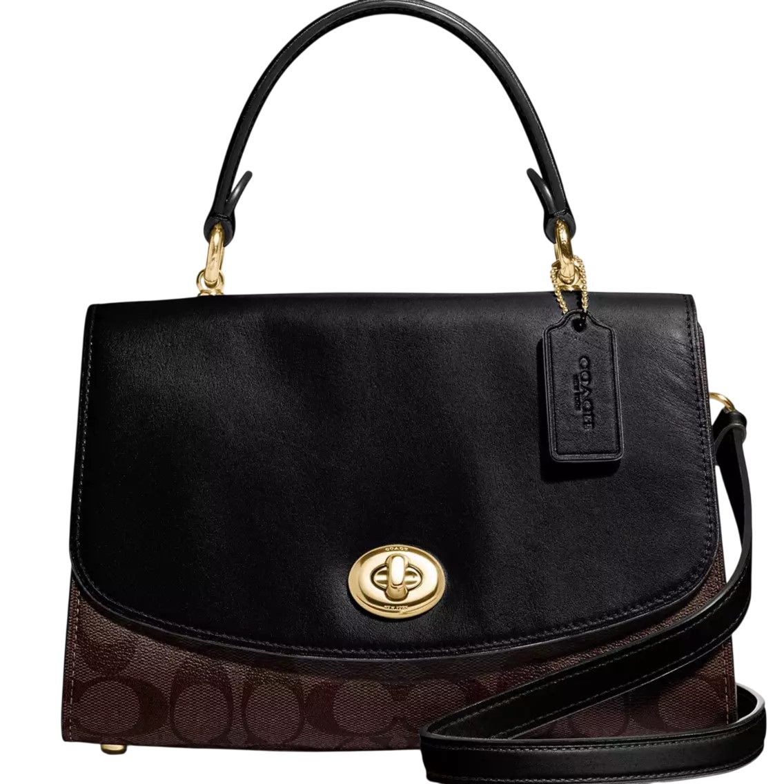 Túi Coach Tilly Top Handle Satchel With Signature Canvas F76620 1