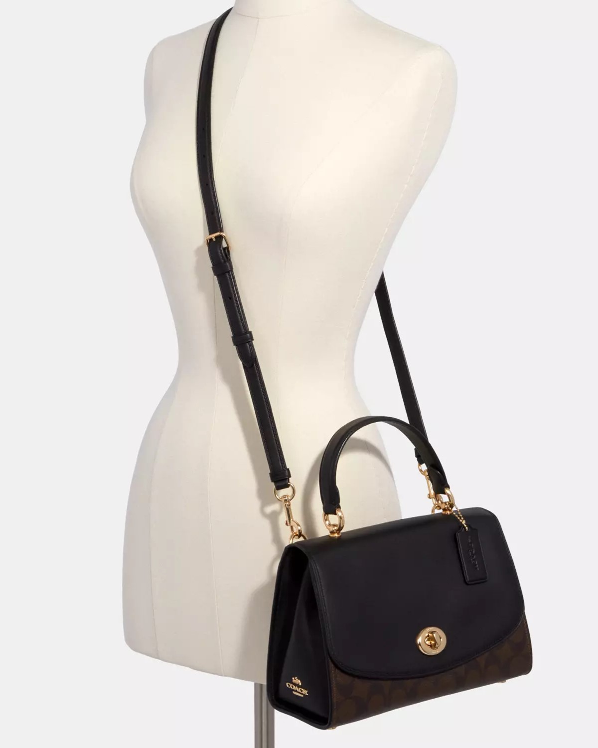 Túi Coach Tilly Top Handle Satchel With Signature Canvas F76620 3
