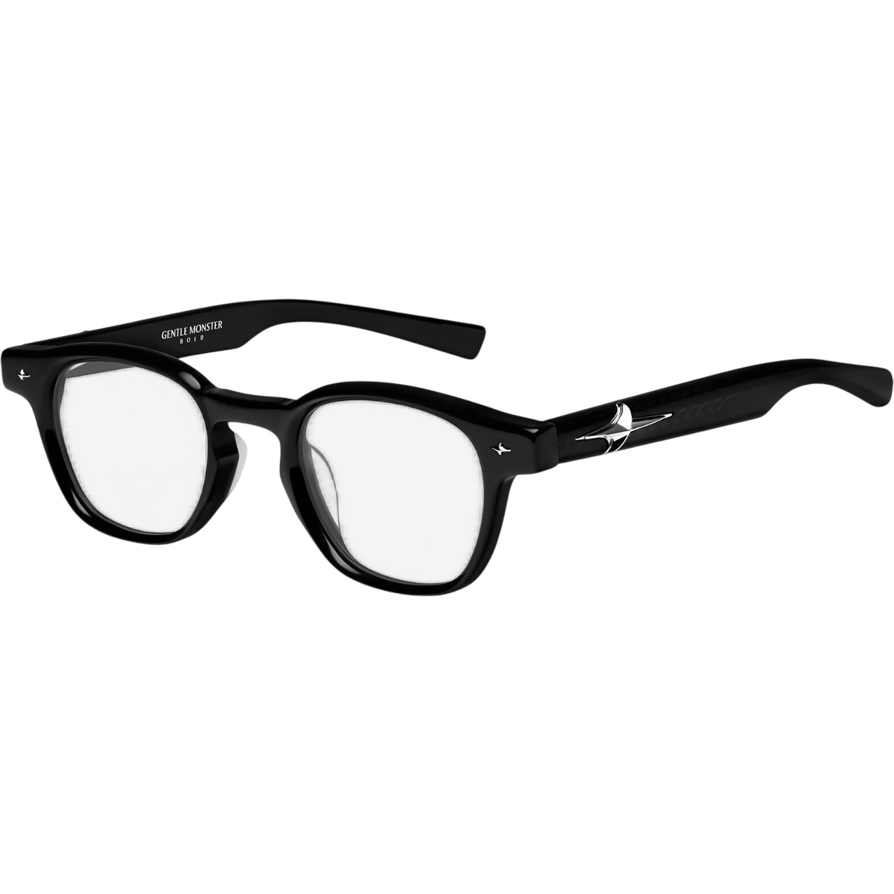 Kính Gentle Monster Joze 01 Clear Lenses Black Acetate Frame 2