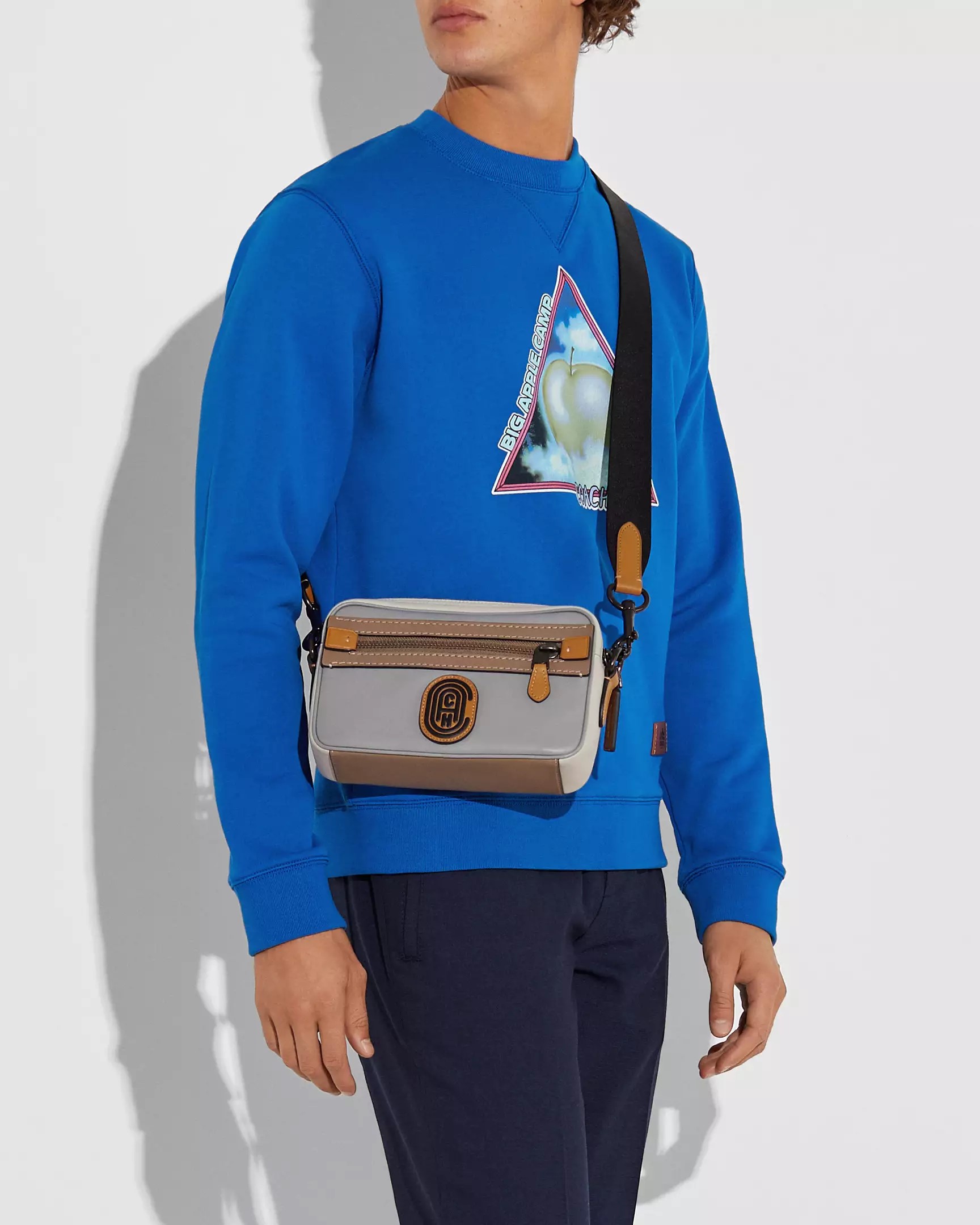 Túi Coach Academy Crossbody In Colorblock With Coach Patch 960 5