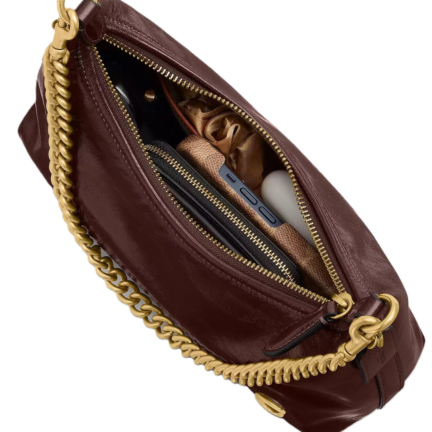 Túi kẹp nách Coach Juliet Shoulder Bag 25 Smooth Leather Brass Maple CAD75 5