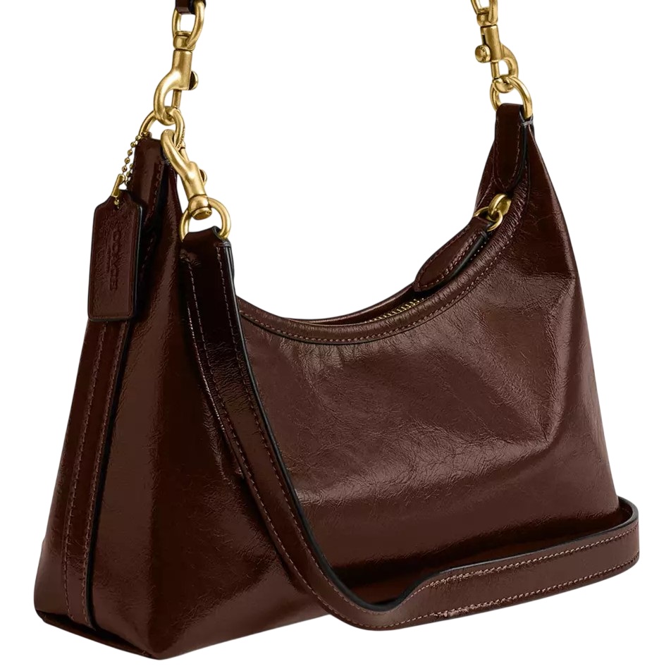 Túi kẹp nách Coach Juliet Shoulder Bag 25 Smooth Leather Brass Maple CAD75 3