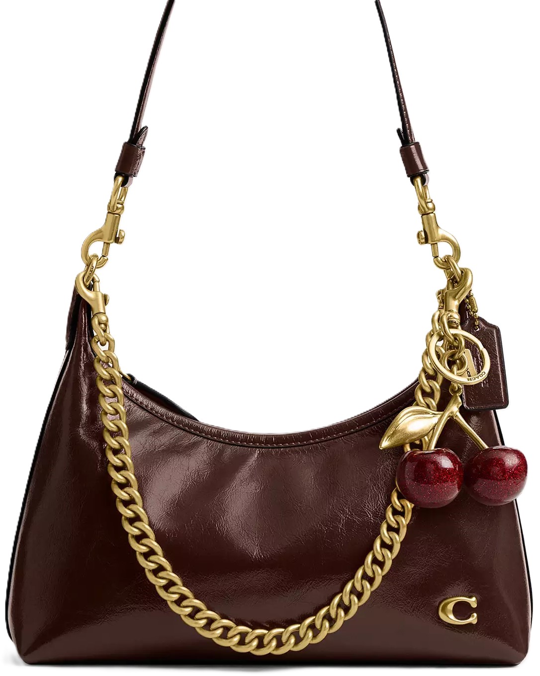 Túi kẹp nách Coach Juliet Shoulder Bag 25 Smooth Leather Brass Maple CAD75 1