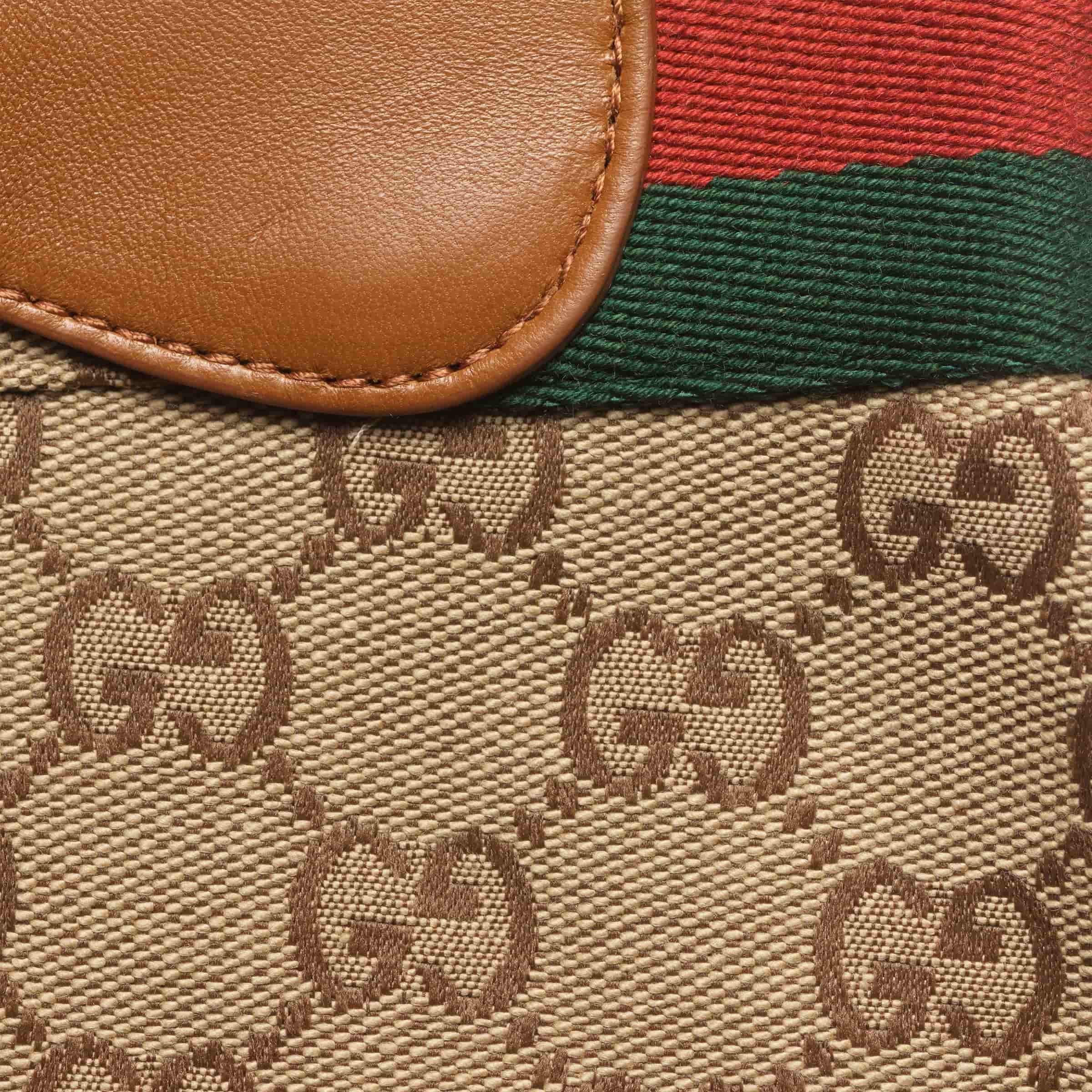 Váy dài Gucci Camel and Ebony GG Canvas Skirt 6