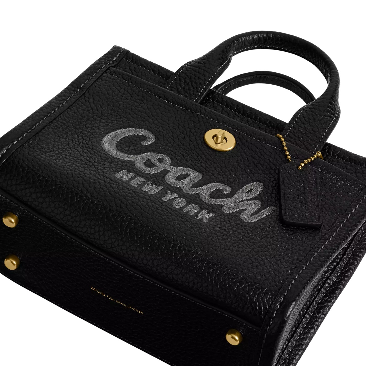 Túi Coach nữ Cargo Tote Bag 20 Brass Black CAO26 9