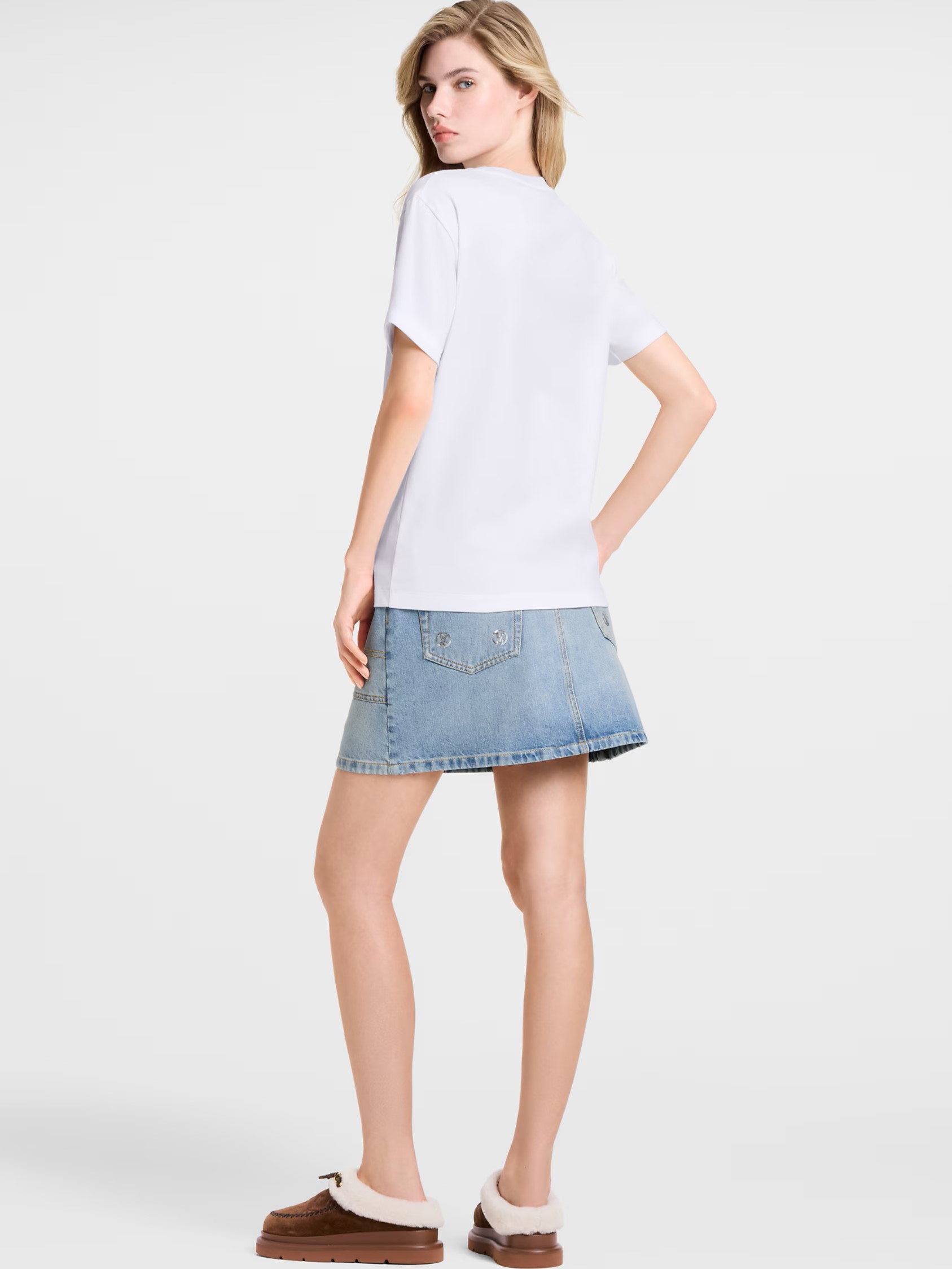 Áo LV Louis Vuitton Ski Mountain Signature T-Shirt 2