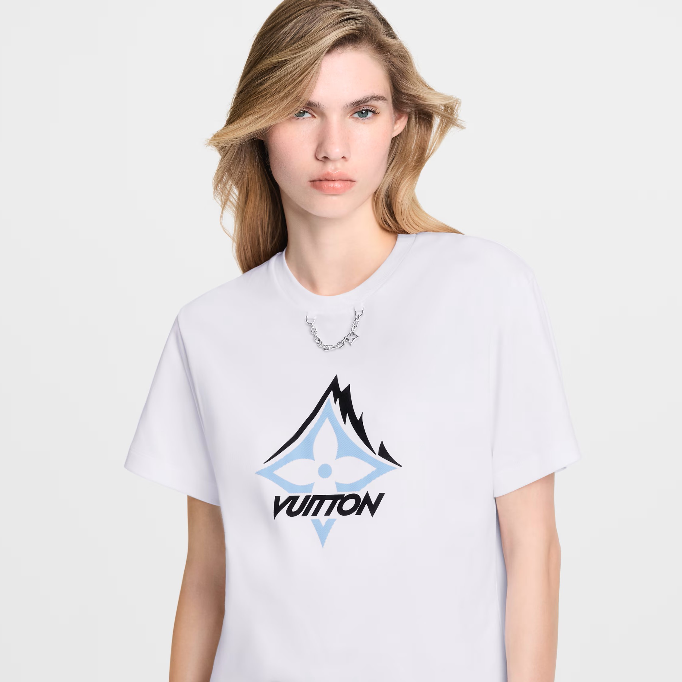 Áo LV Louis Vuitton Ski Mountain Signature T-Shirt 4