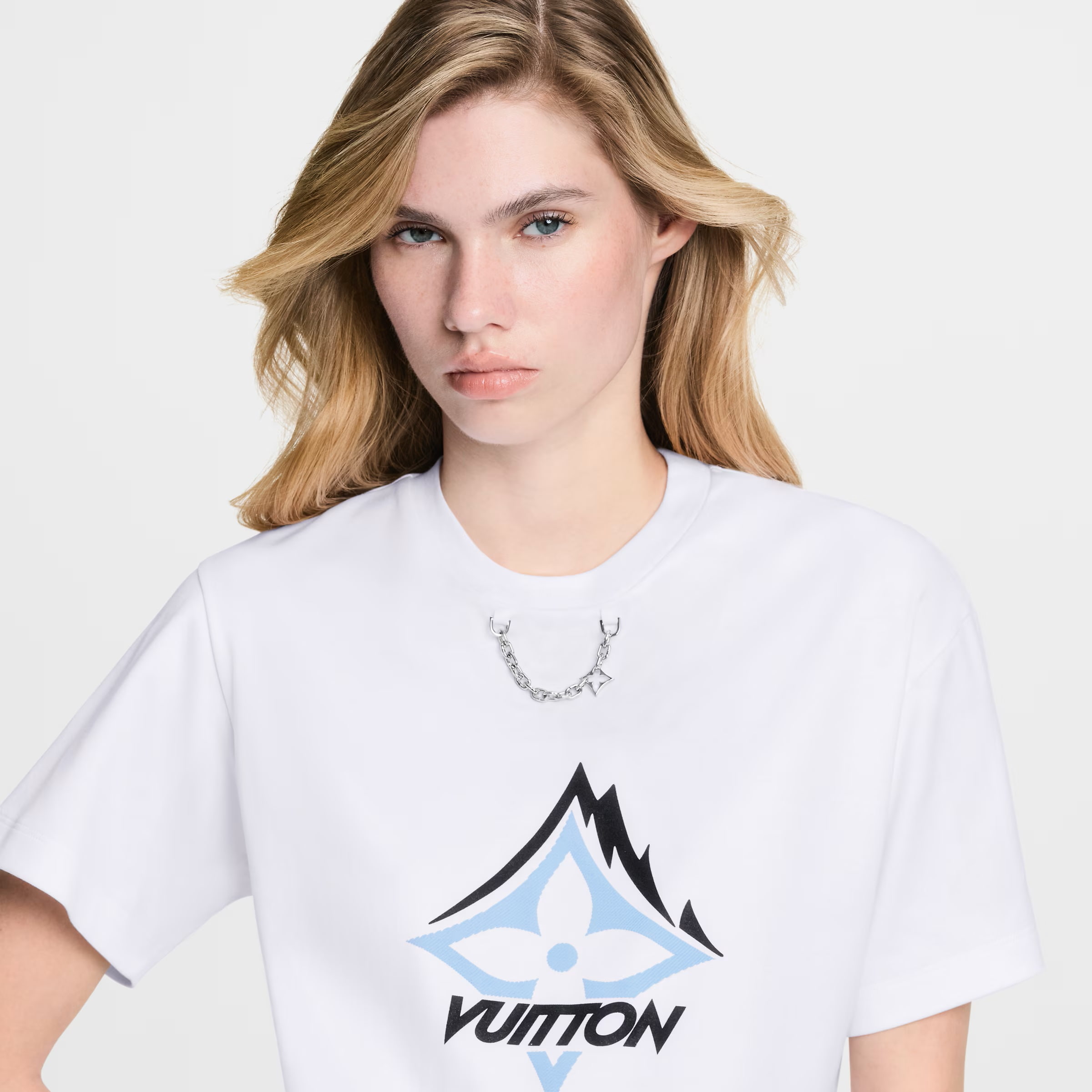 Áo LV Louis Vuitton Ski Mountain Signature T-Shirt 5