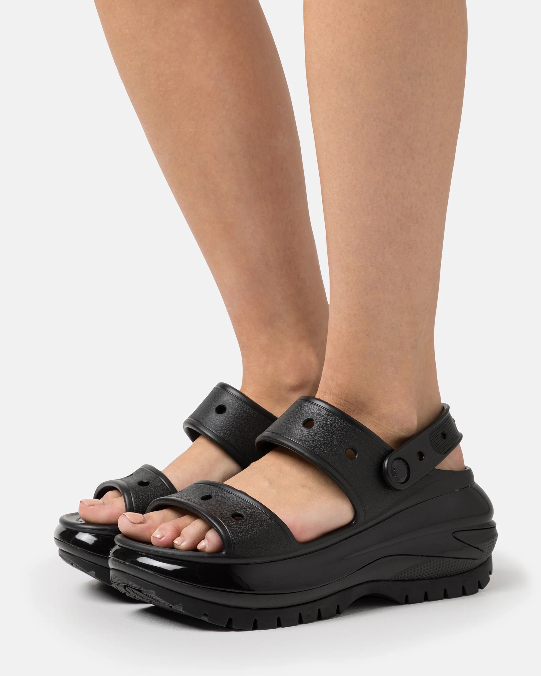 Dép Crocs Mega Crush Sandals Black 3