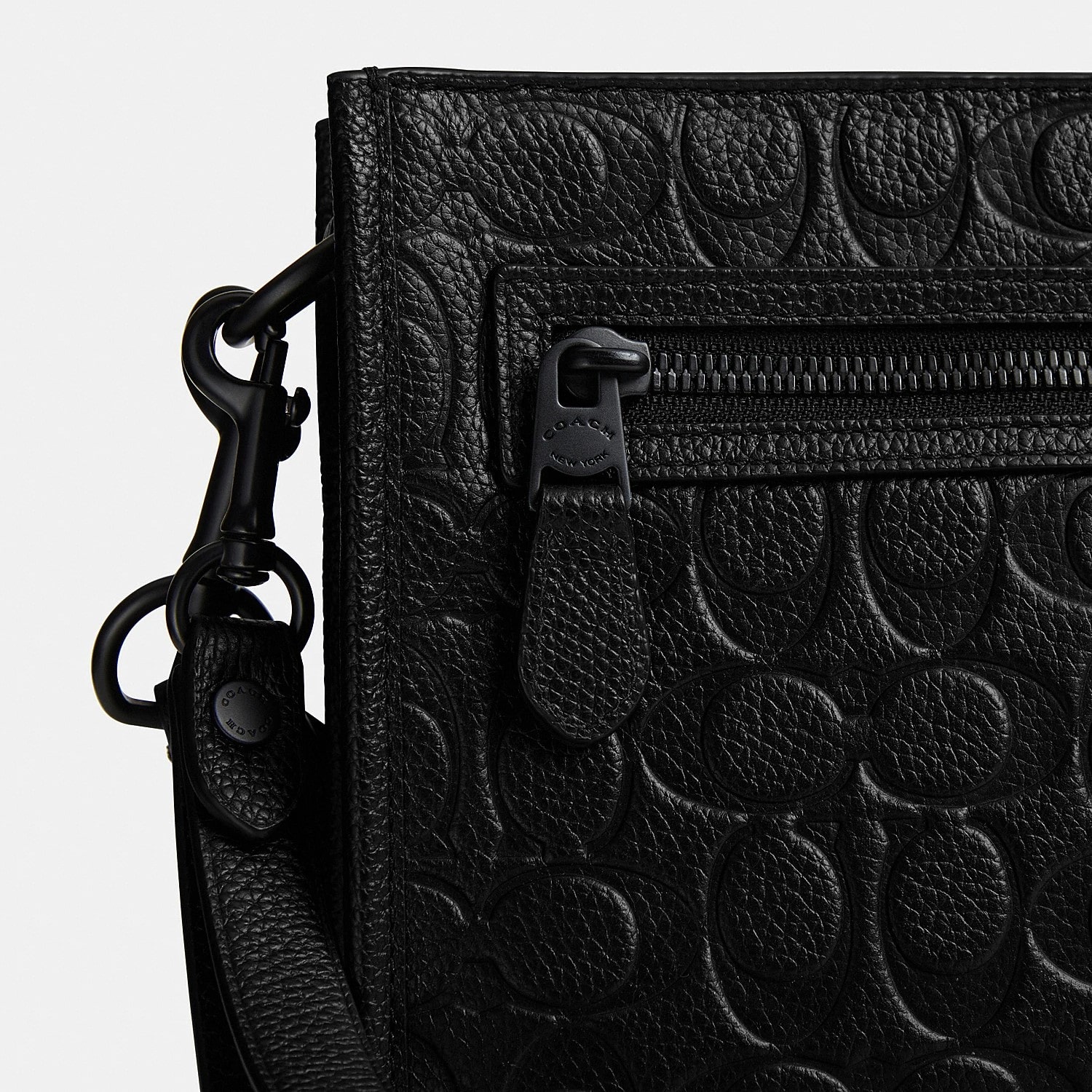 TÚI ĐEO CHÉO NAM COACH HITCH CONVERTIBLE CROSSBODY WITH HYBRID POUCH IN SIGNATURE LEATHER CP455 1