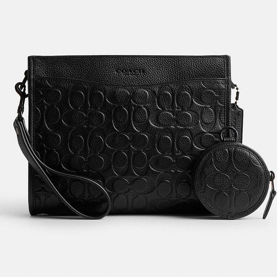 TÚI ĐEO CHÉO NAM COACH HITCH CONVERTIBLE CROSSBODY WITH HYBRID POUCH IN SIGNATURE LEATHER CP455 3