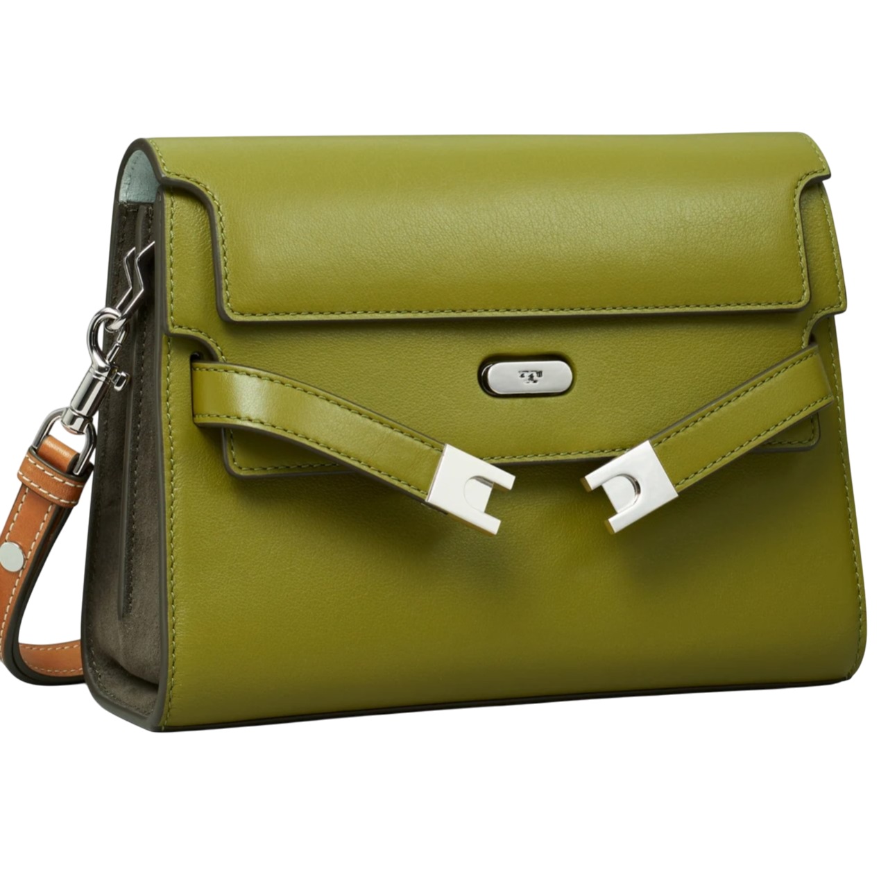 Túi Tory Burch Lee Radziwill Leather Shoulder Bag Matcha Green 7
