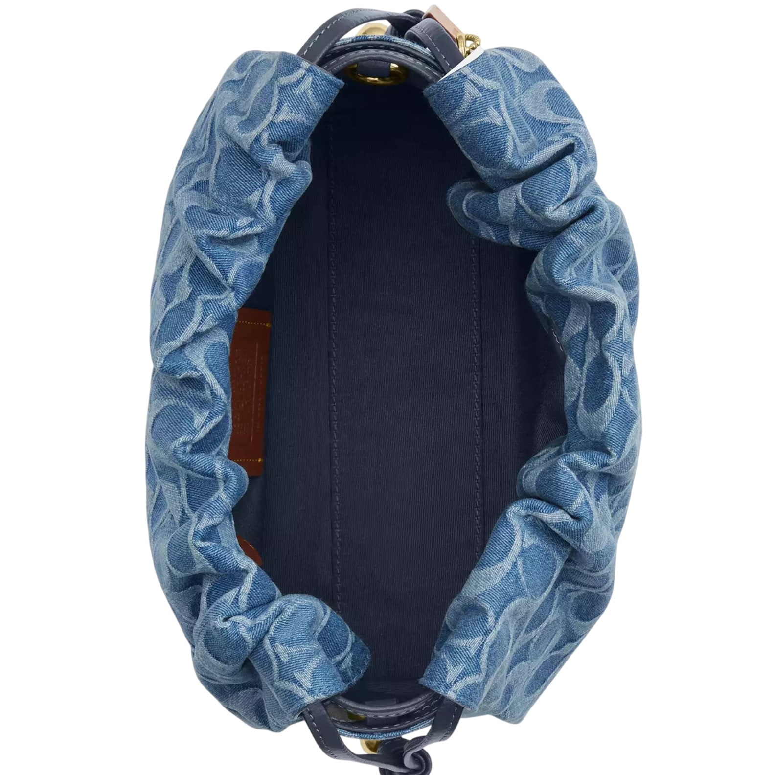 Túi Coach Faye Shoulder Bag In Signature Denim CDB94 9