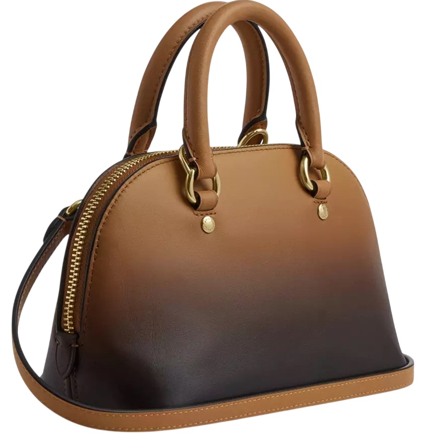 Túi Coach Hến Lara Mini Satchel Bag With Ombre Latte CEA00 3
