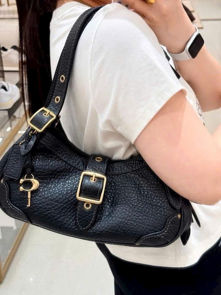 Túi đeo vai Coach Drifter Shoulder Bag 31 Black CFM45 3