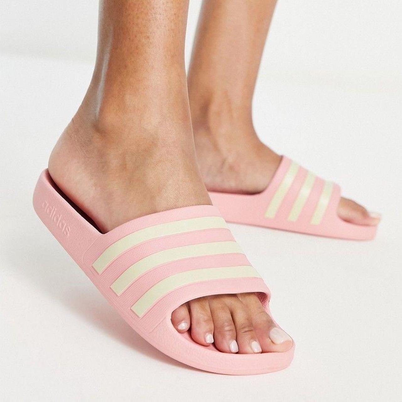 Dép Adidas quai ngang Adilette Aqua Slides Wonder Mauve GZ5877 11