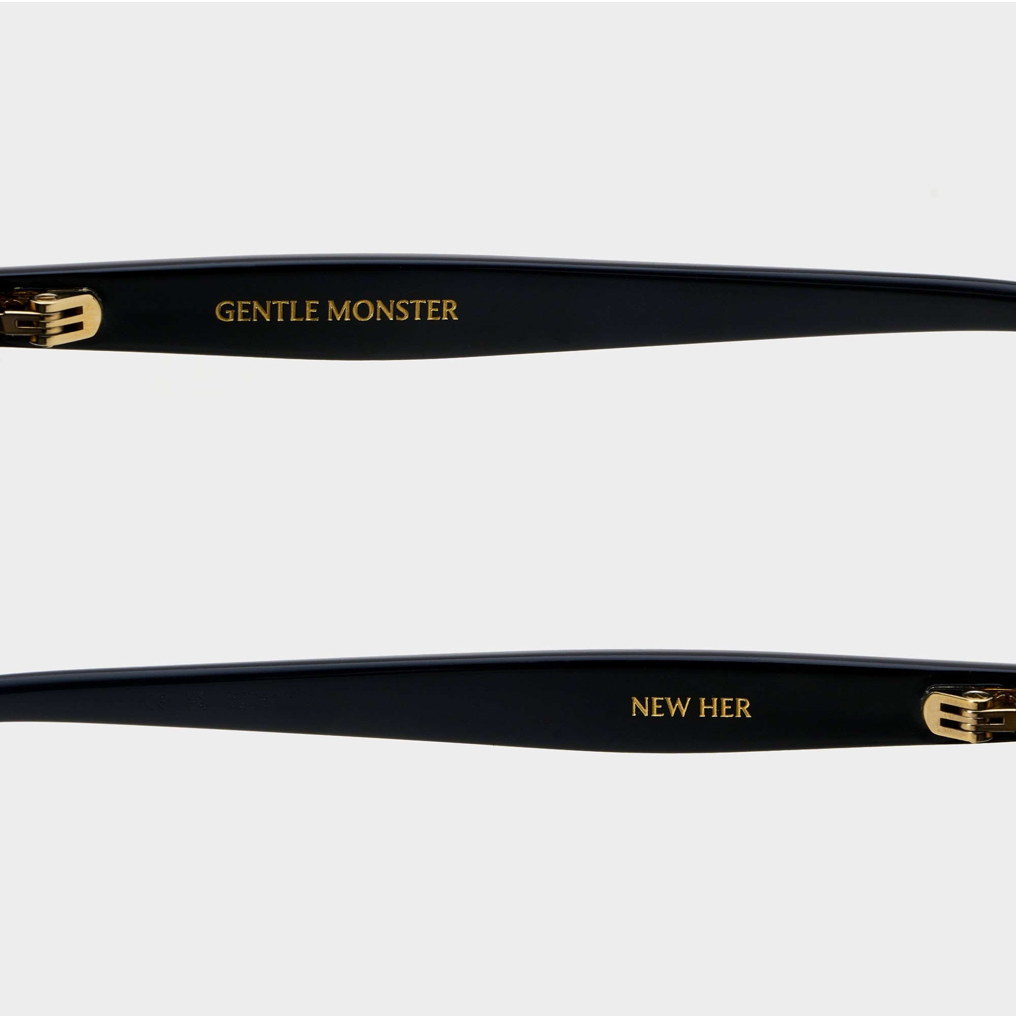 Kính Gentle Monster New Her 01 Classic Square Sunglasses With a Black Acetate Frame 9