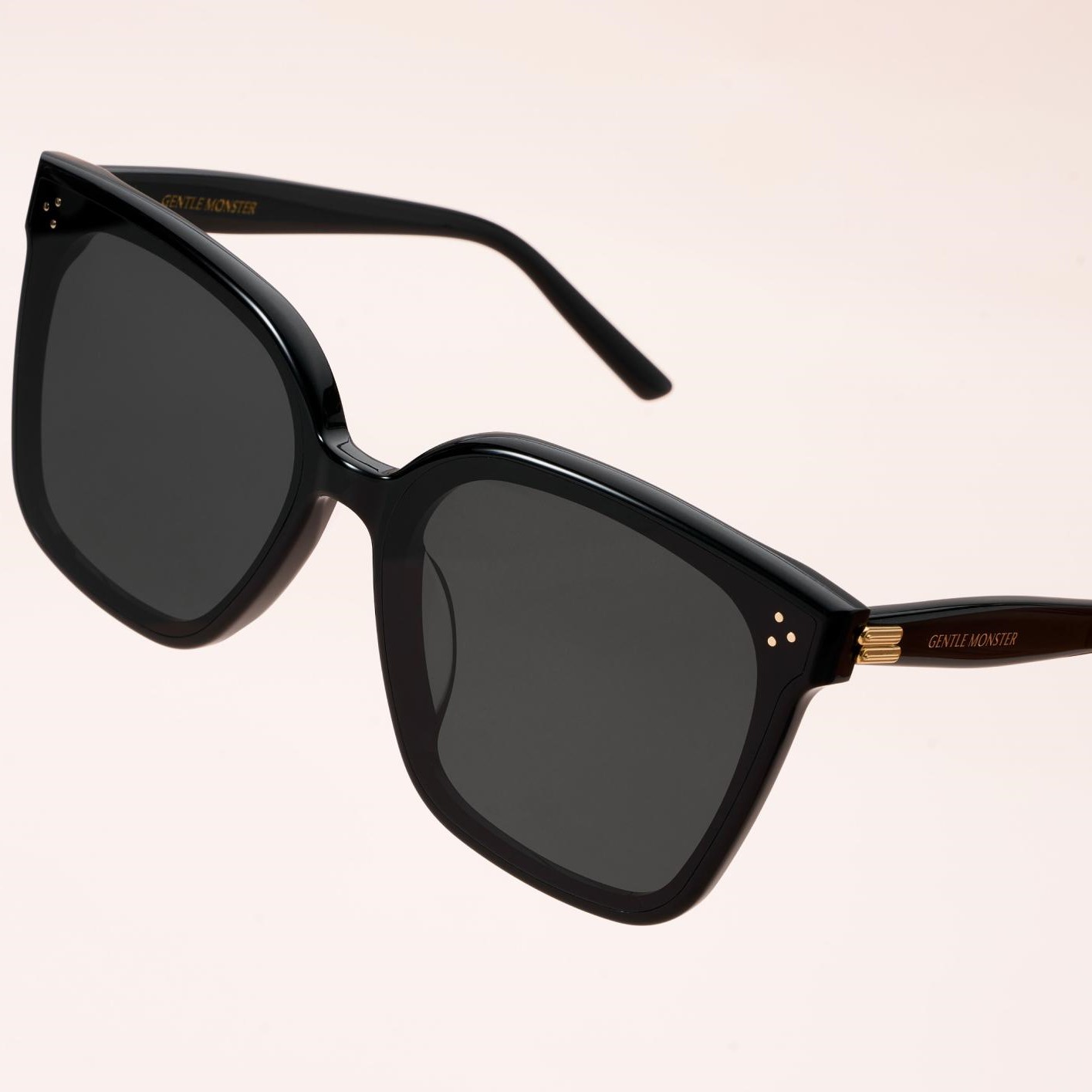 Kính Gentle Monster New Her 01 Classic Square Sunglasses With a Black Acetate Frame 13