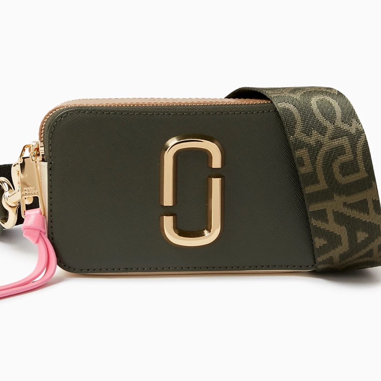 Túi đeo chéo nữ Marc Jacobs màu xanh The Bi-Color Snapshot Forest Multi Leather Camera Bag 4