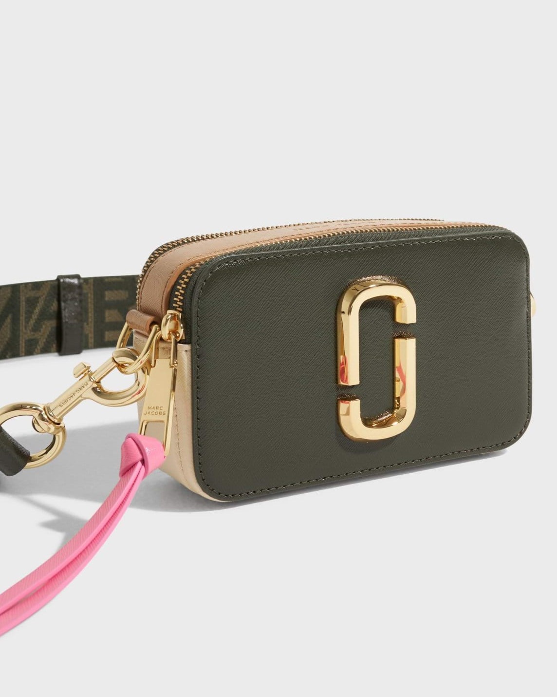 Túi đeo chéo nữ Marc Jacobs màu xanh The Bi-Color Snapshot Forest Multi Leather Camera Bag 6
