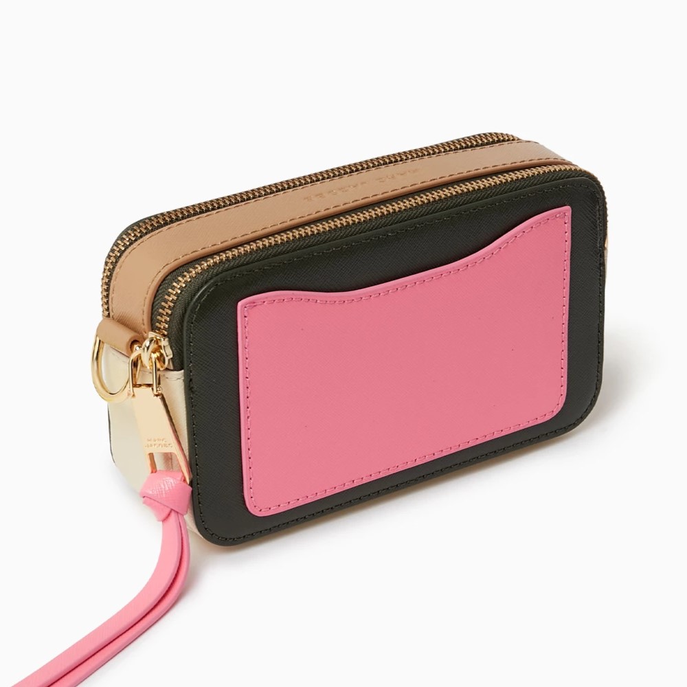 Túi đeo chéo nữ Marc Jacobs màu xanh The Bi-Color Snapshot Forest Multi Leather Camera Bag 8
