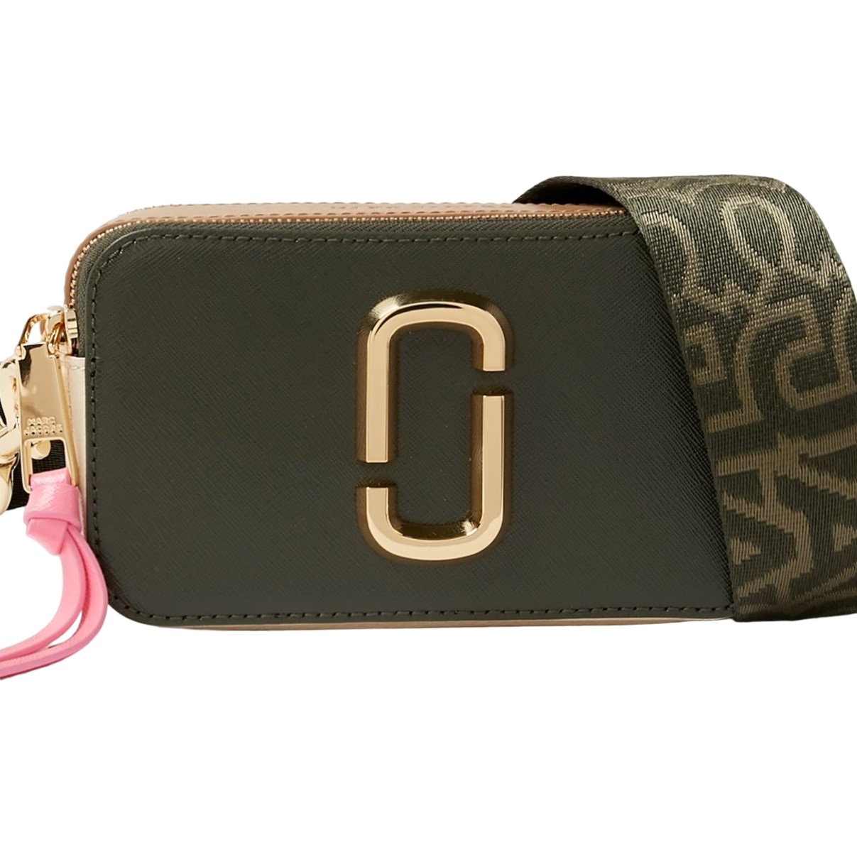 Túi đeo chéo nữ Marc Jacobs màu xanh The Bi-Color Snapshot Forest Multi Leather Camera Bag 9