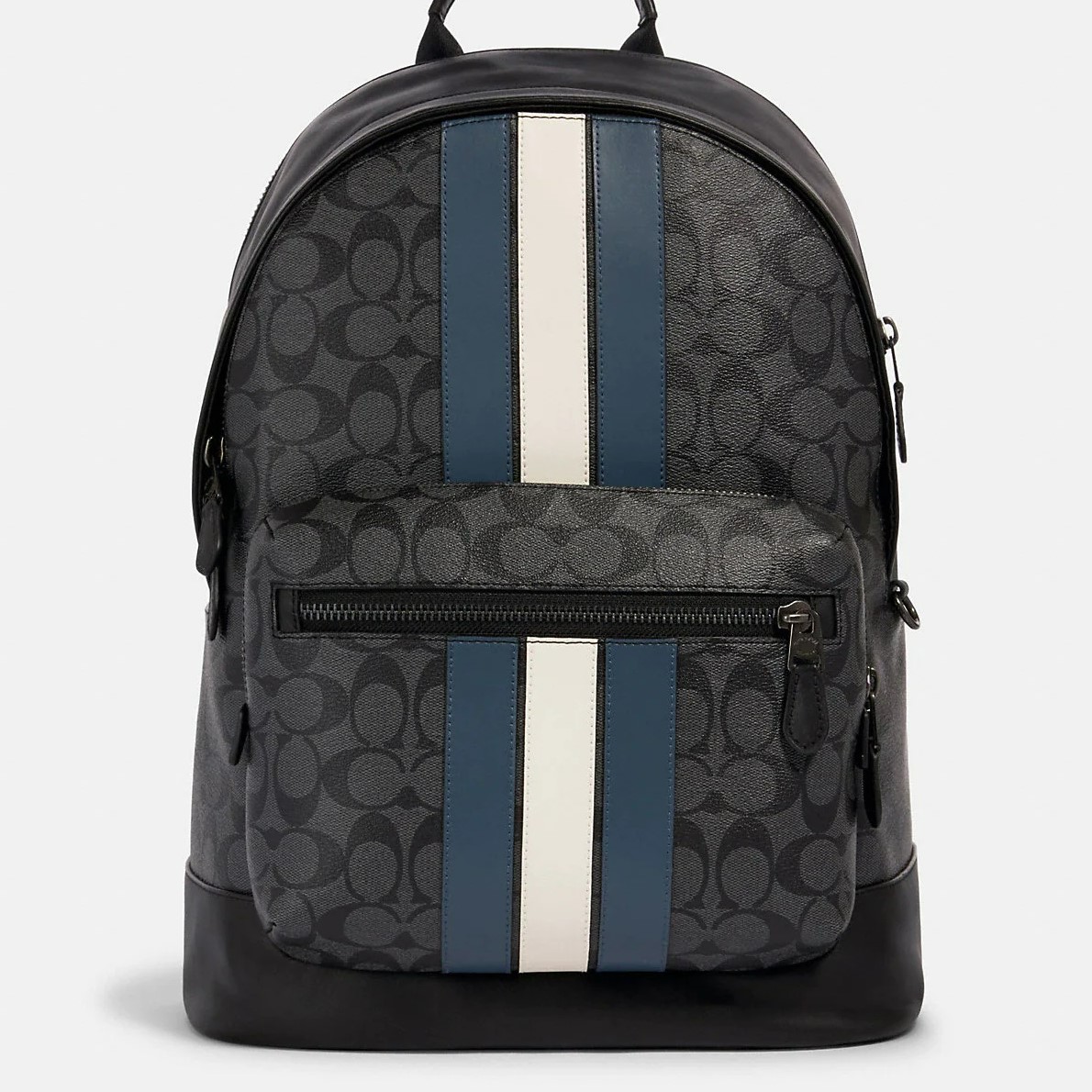 BALO COACH WEST BACKPACK IN SIGNATURE CANVAS WITH VARSITY STRIPE 4