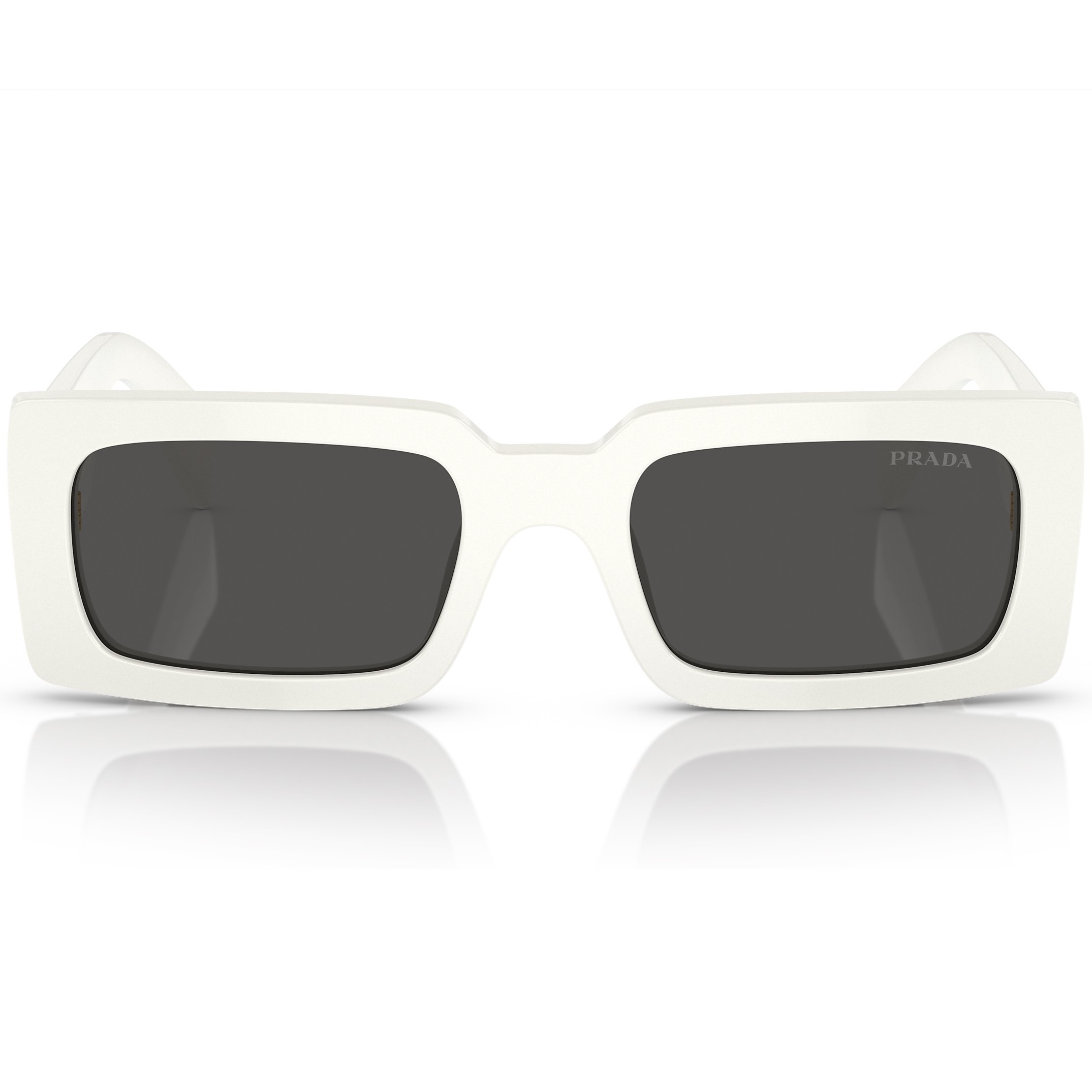 Mắt kính nữ Prada Retro Sunglasses White PRA07S 2
