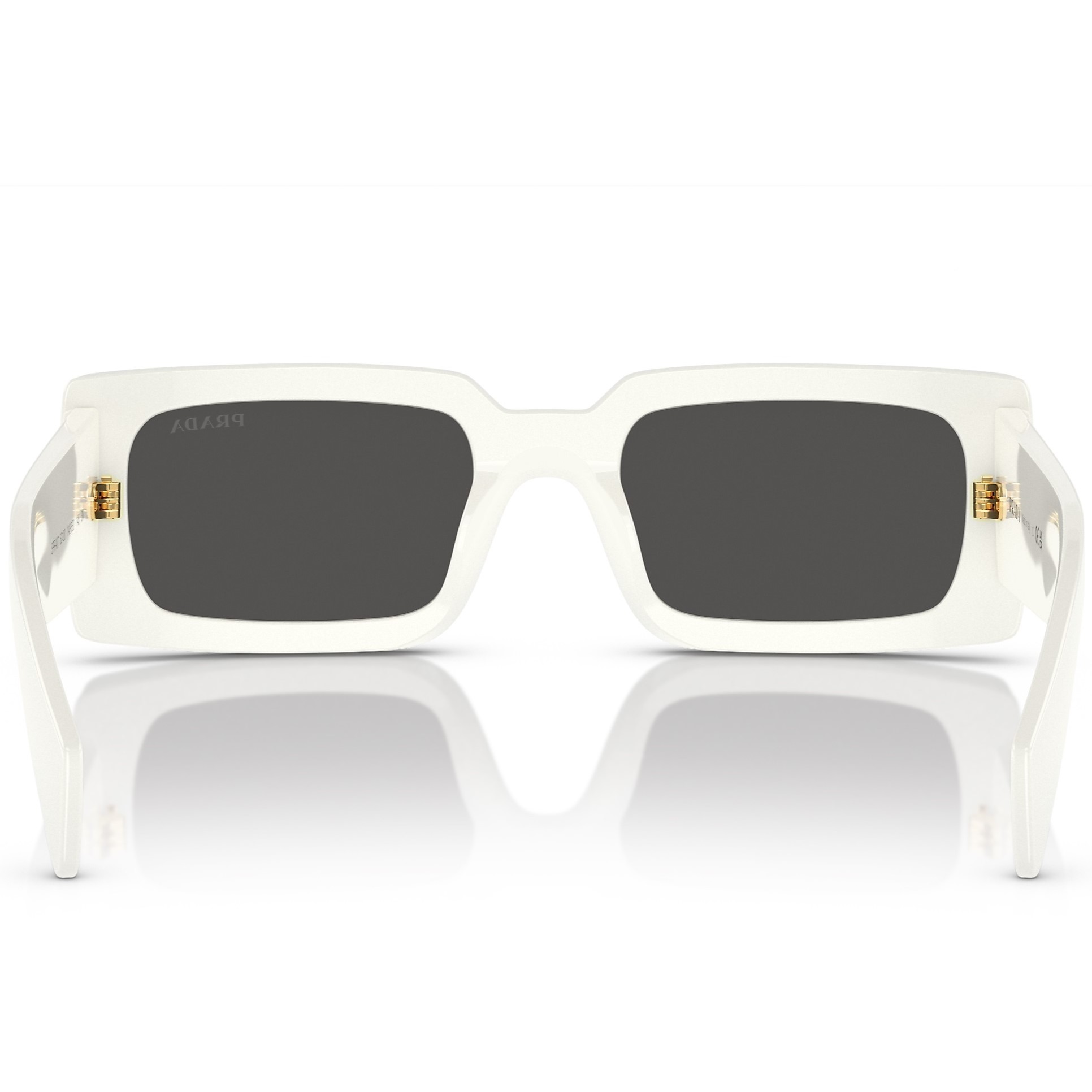 Mắt kính nữ Prada Retro Sunglasses White PRA07S 3