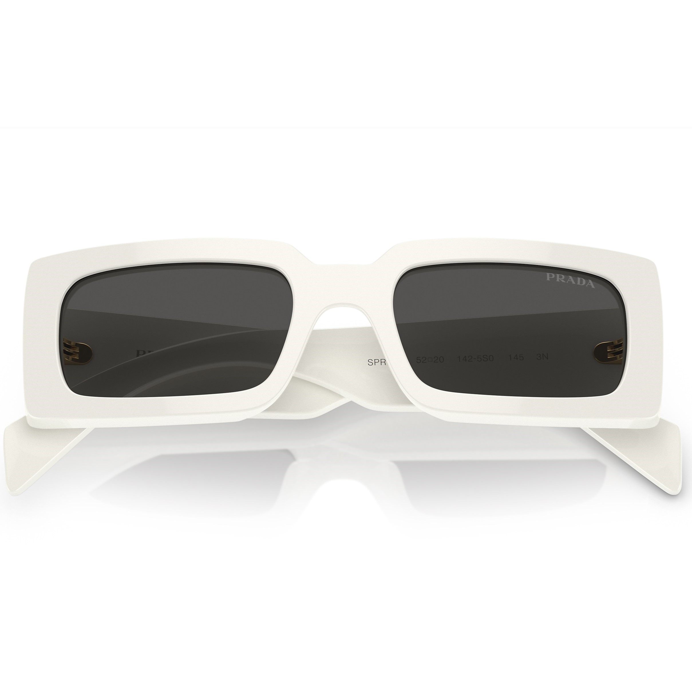 Mắt kính nữ Prada Retro Sunglasses White PRA07S 5