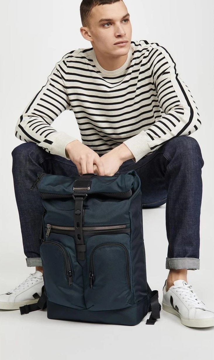 Balo Laptop Tumi Alpha Bravo Lance Backpack Navy 2