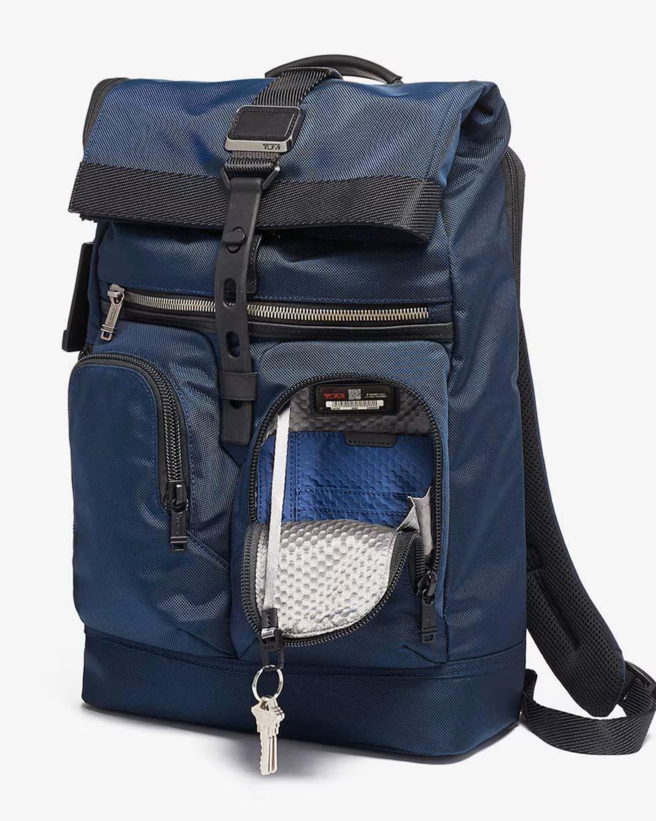 Balo Laptop Tumi Alpha Bravo Lance Backpack Navy 4