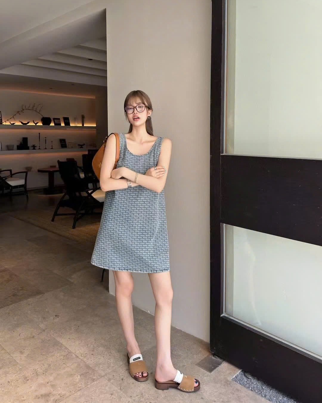 Áo đầm ba lỗ Miu Miu 1