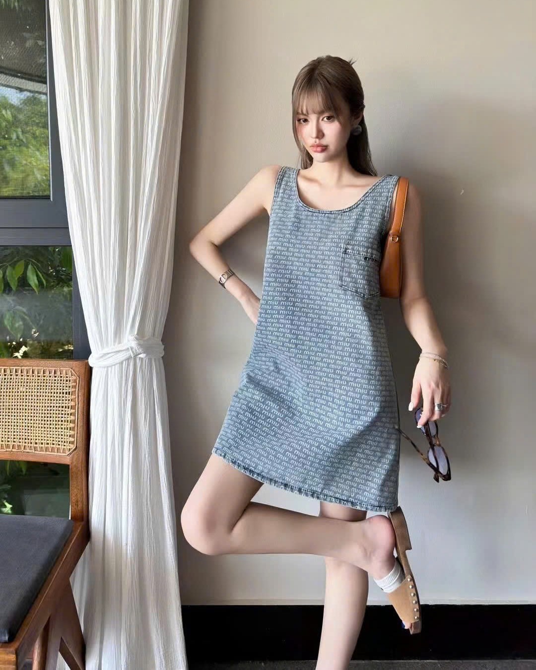 Áo đầm ba lỗ Miu Miu 5