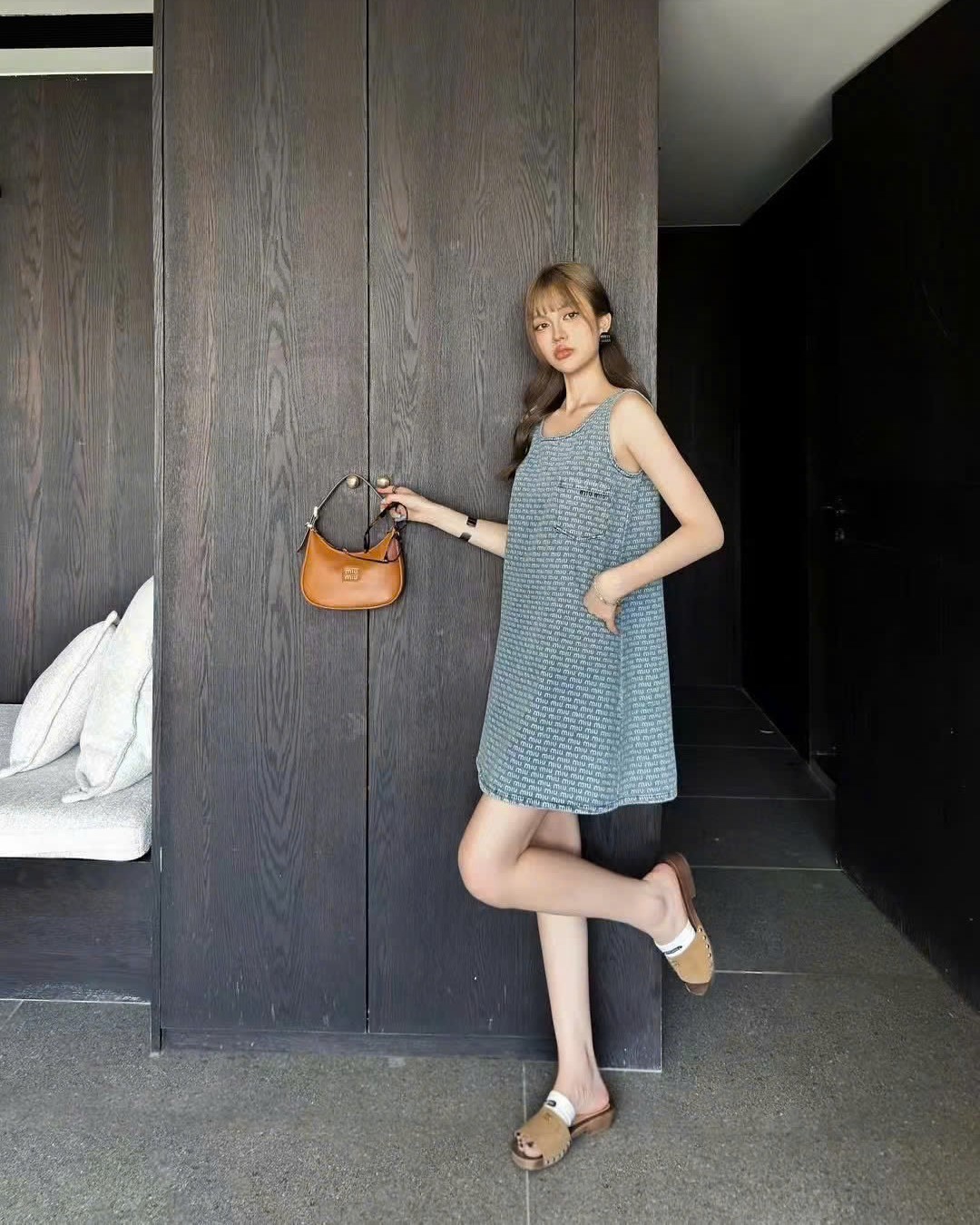 Áo đầm ba lỗ Miu Miu 6