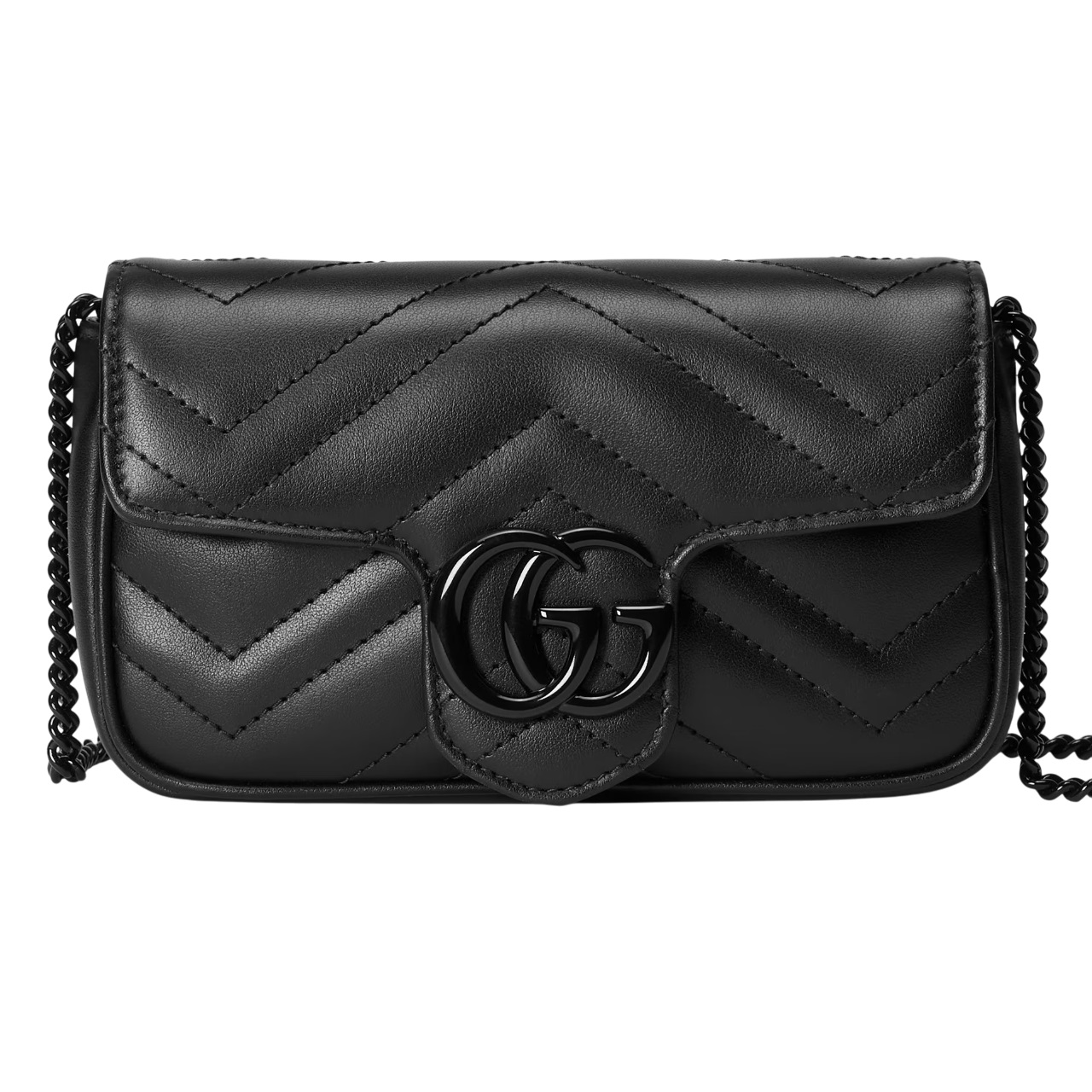 Túi Gucci GG Marmont Mini Black Leather 7