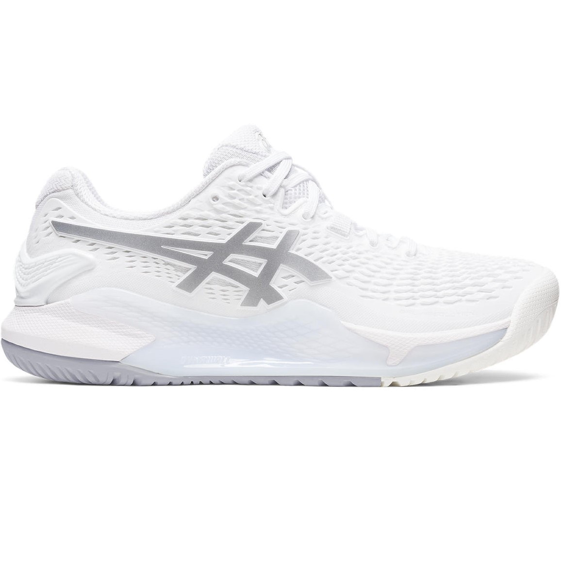 GIÀY ASICS NỮ GEL-RESOLUTION 9 WOMENS TENNIS SHOES WHITE PURE SILVER 1042A208-100 6