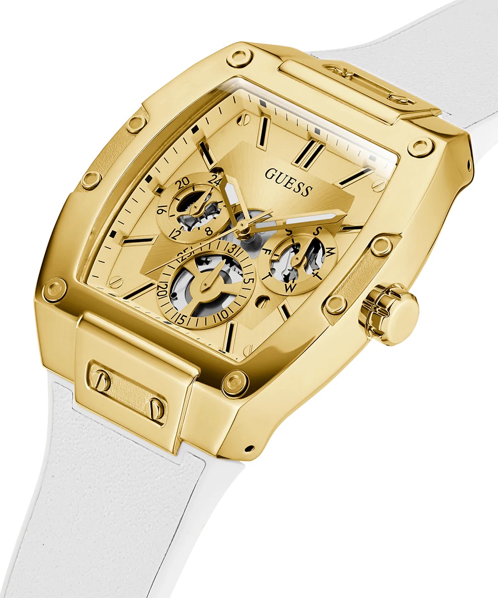 ĐỒNG HỒ GUESS WHITE GOLD TONE MULTI-FUNCTION WATCH GW0202G6 3