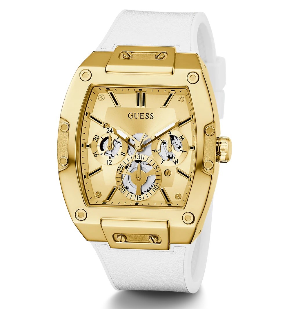ĐỒNG HỒ GUESS WHITE GOLD TONE MULTI-FUNCTION WATCH GW0202G6 6