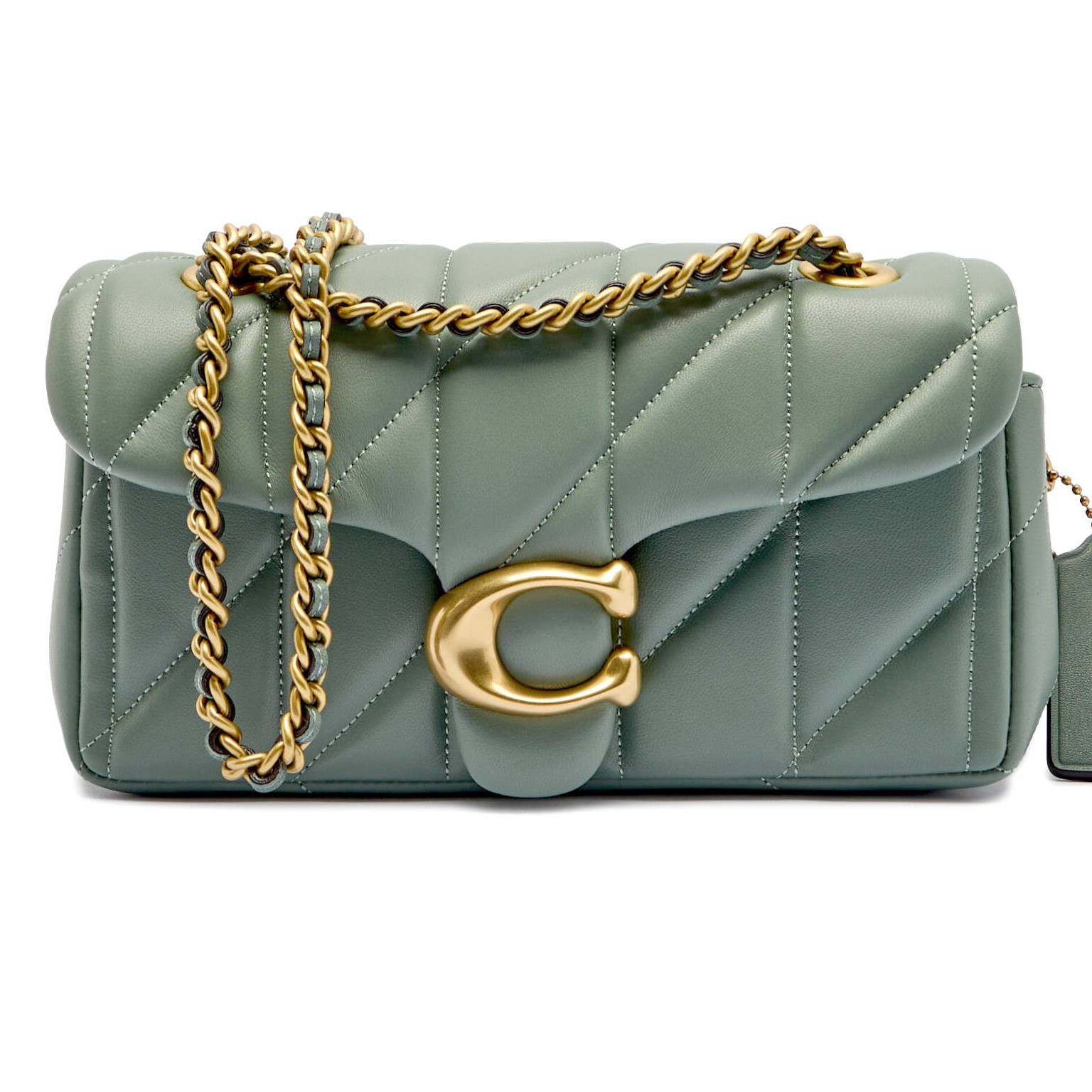 Túi Coach Tabby Shoulder Bag 20 With Pillow Quilting Nappa Leather Sage CP149 2