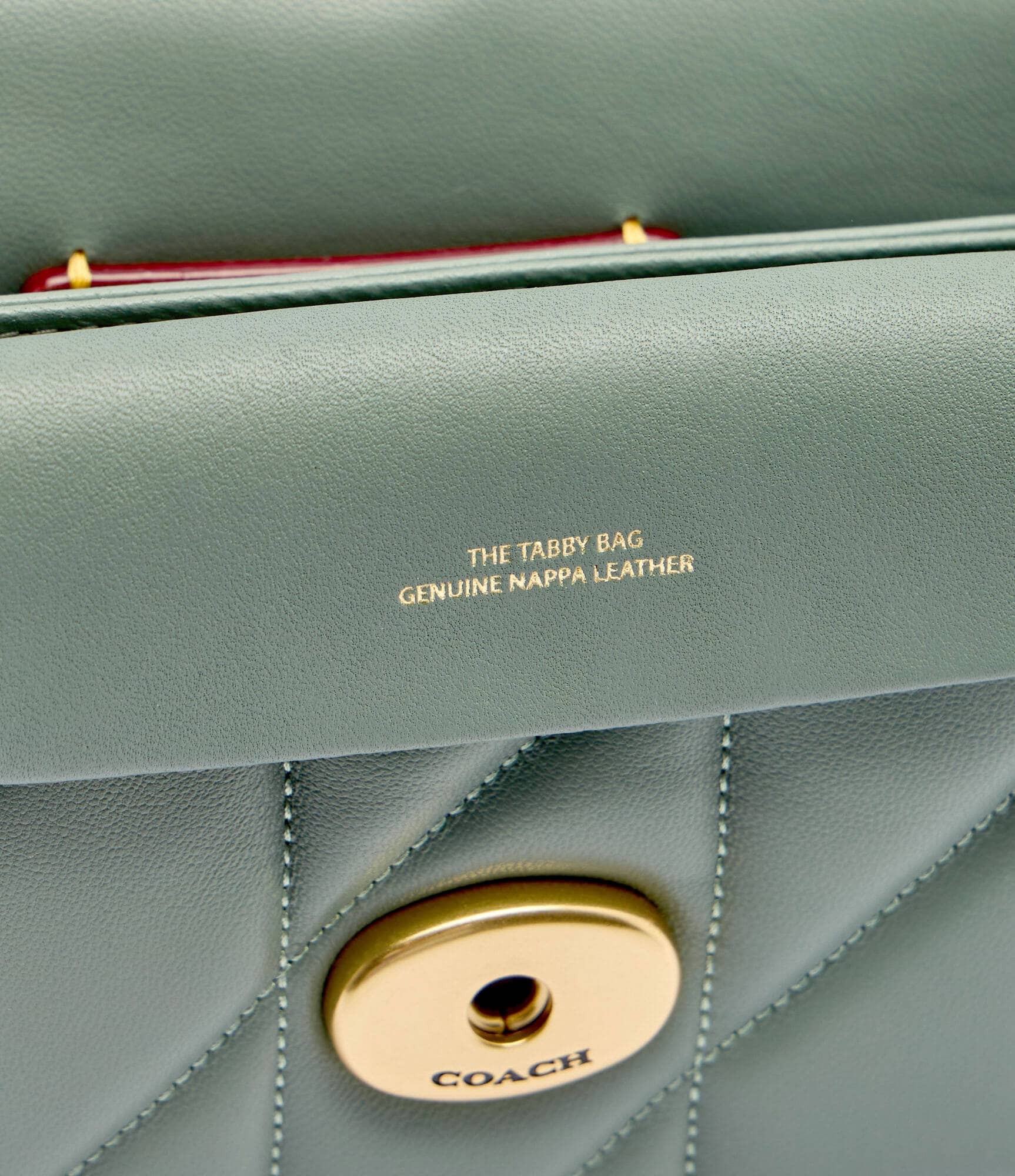 Túi Coach Tabby Shoulder Bag 20 With Pillow Quilting Nappa Leather Sage CP149 4