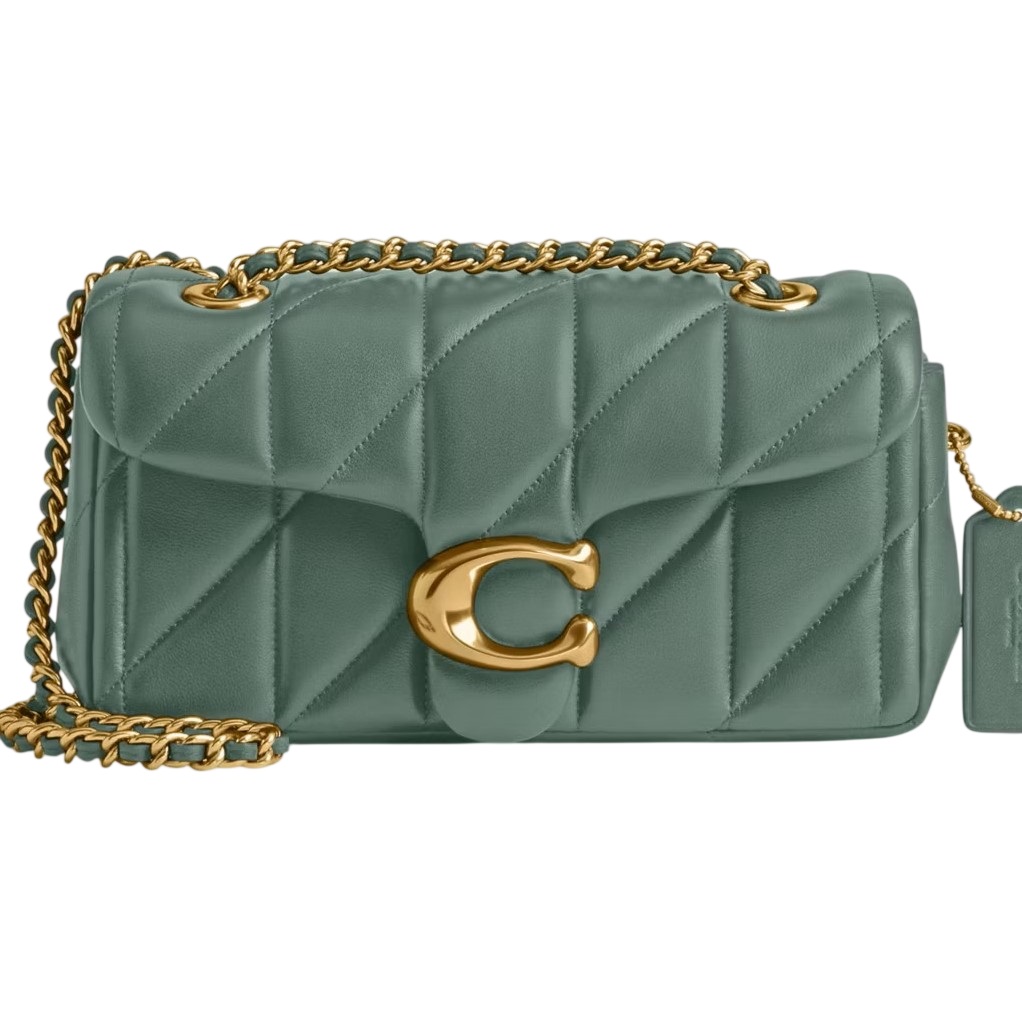 Túi Coach Tabby Shoulder Bag 20 With Pillow Quilting Nappa Leather Sage CP149 6