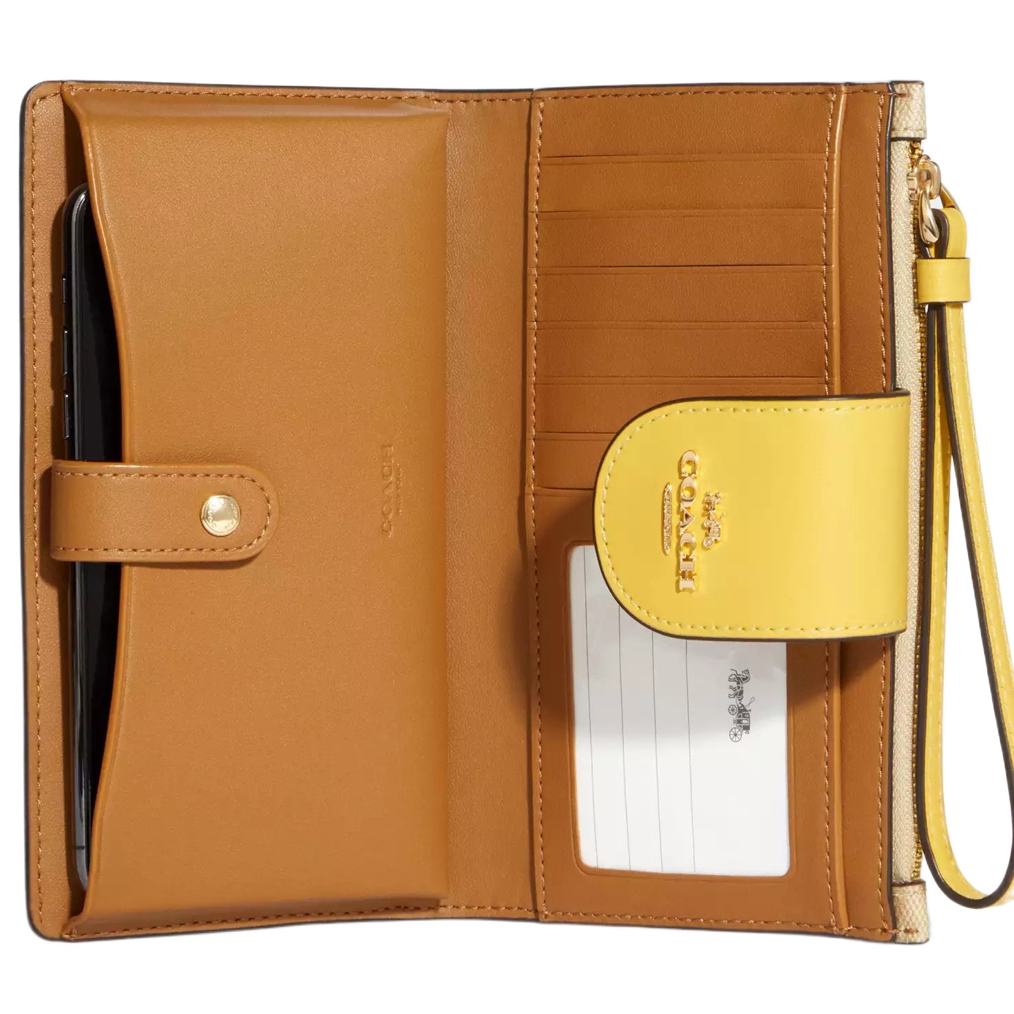 Ví điện thoại Coach Phone Wallet In Signature Canvas With Dreamy Veggie Print C8751 4