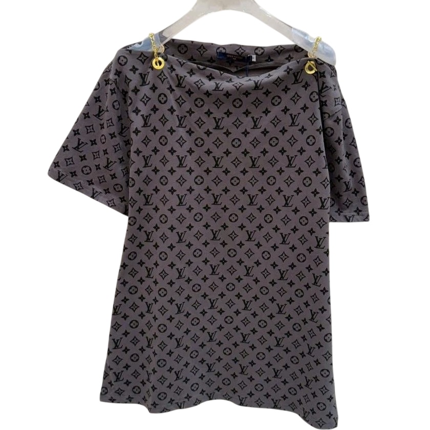 Áo thun nữ thời trang Louis Vuitton trễ vai 5
