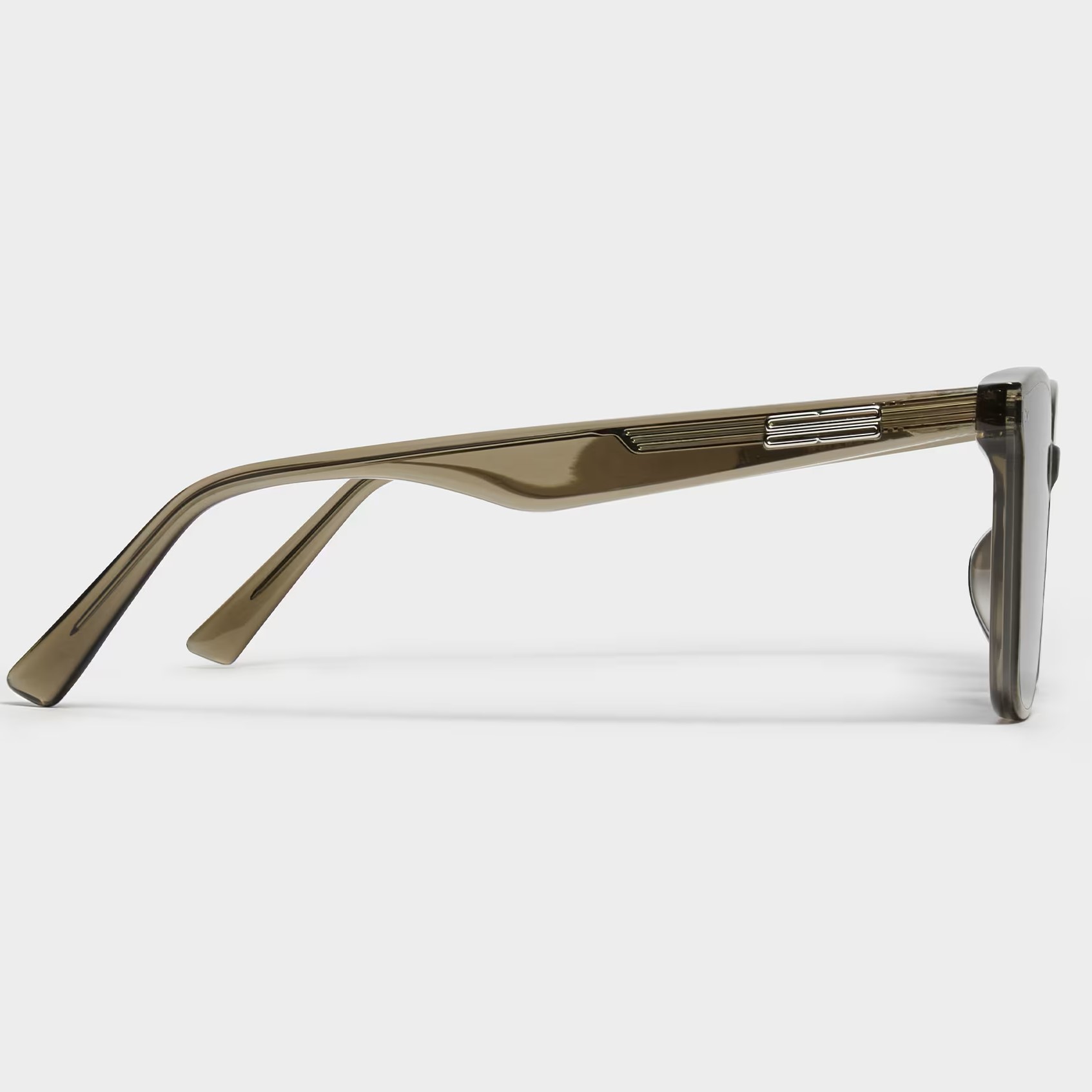 MẮT KÍNH GENTLE MONSTER HEIZER KC6 KHAKI LENSES SQUARE SHAPE TRANSLUCENT KHAKI ACETATE FRAME 5