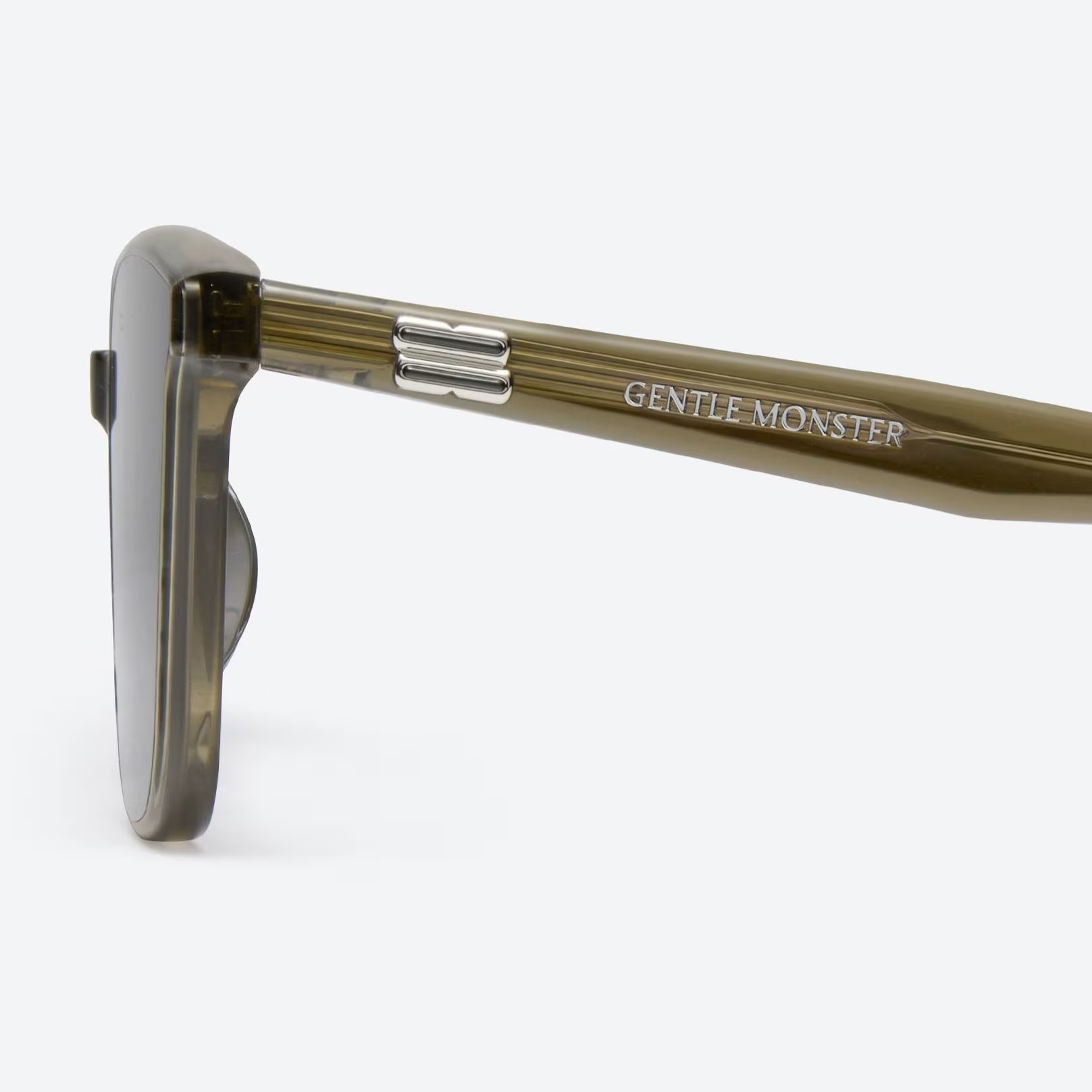 KÍNH MÁT GM GENTLE MONSTER PINO KC1 BLACK LENSES TRANSLUCENT KHAKI ACETATE FRAME 9