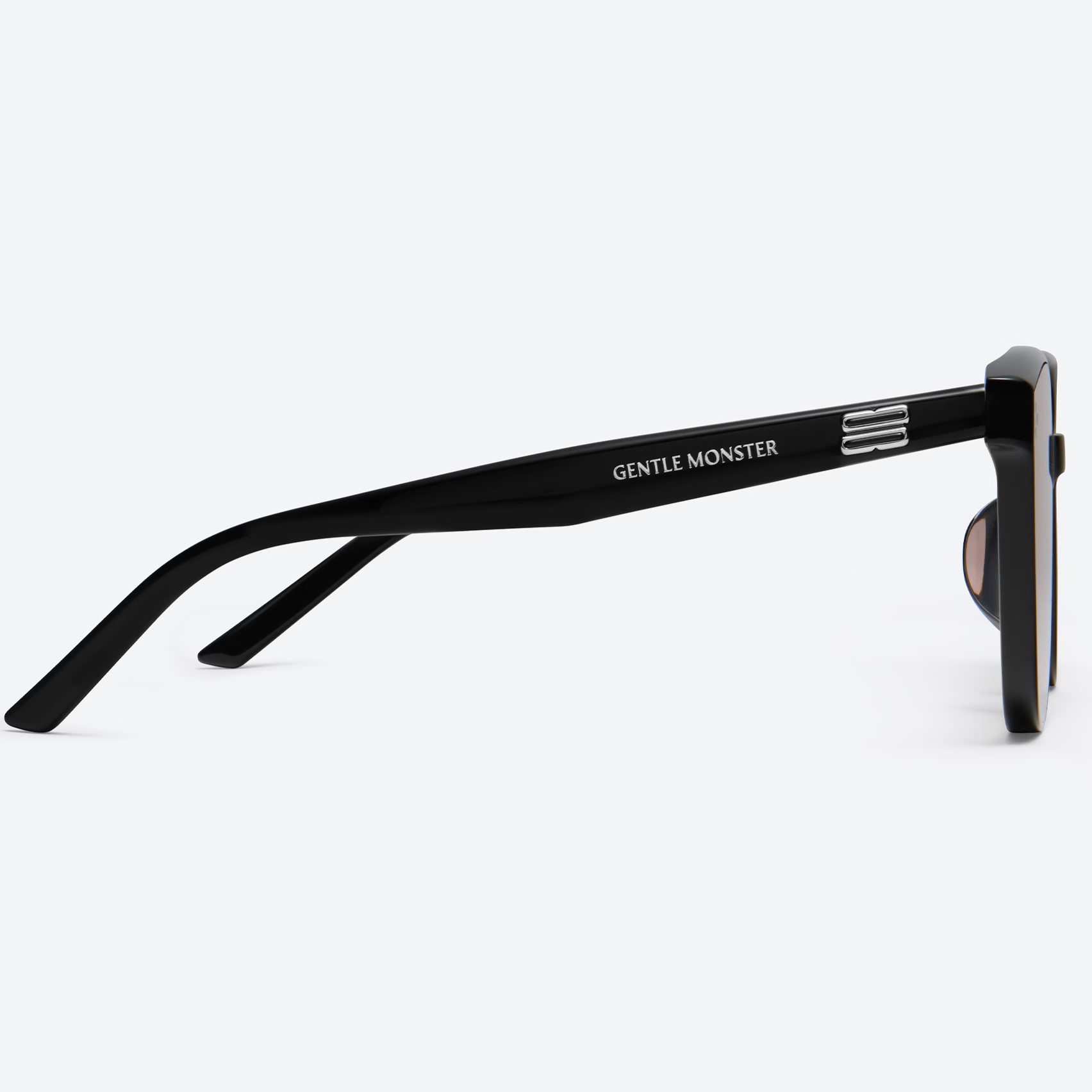 Mắt kính mát Gentle Monster By 01 (OR) Orange Lenses Black Acetate Frame 2