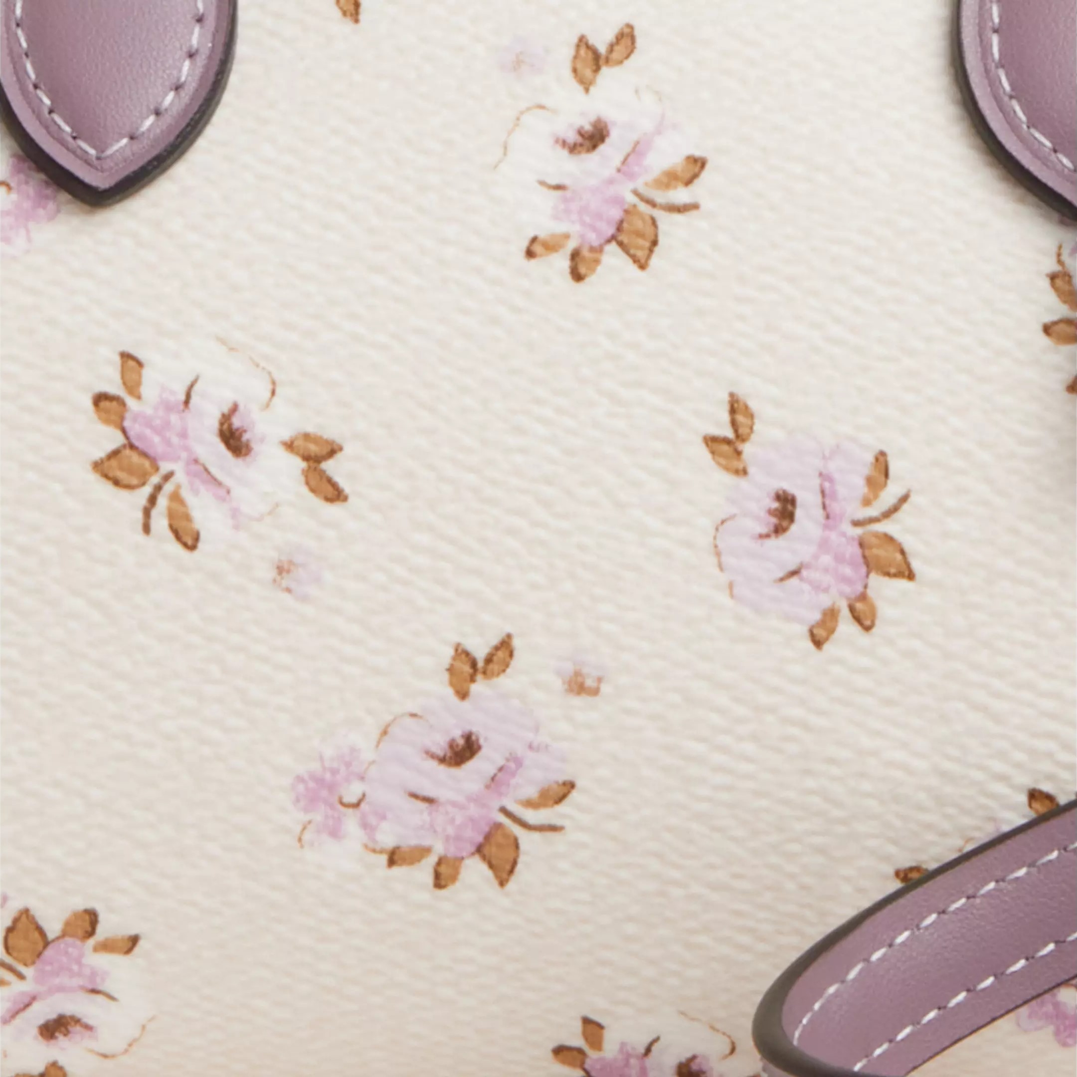 Túi Coach Mini Rowan Crossbody Bag With Floral Print Chalk Multi CAL69 2
