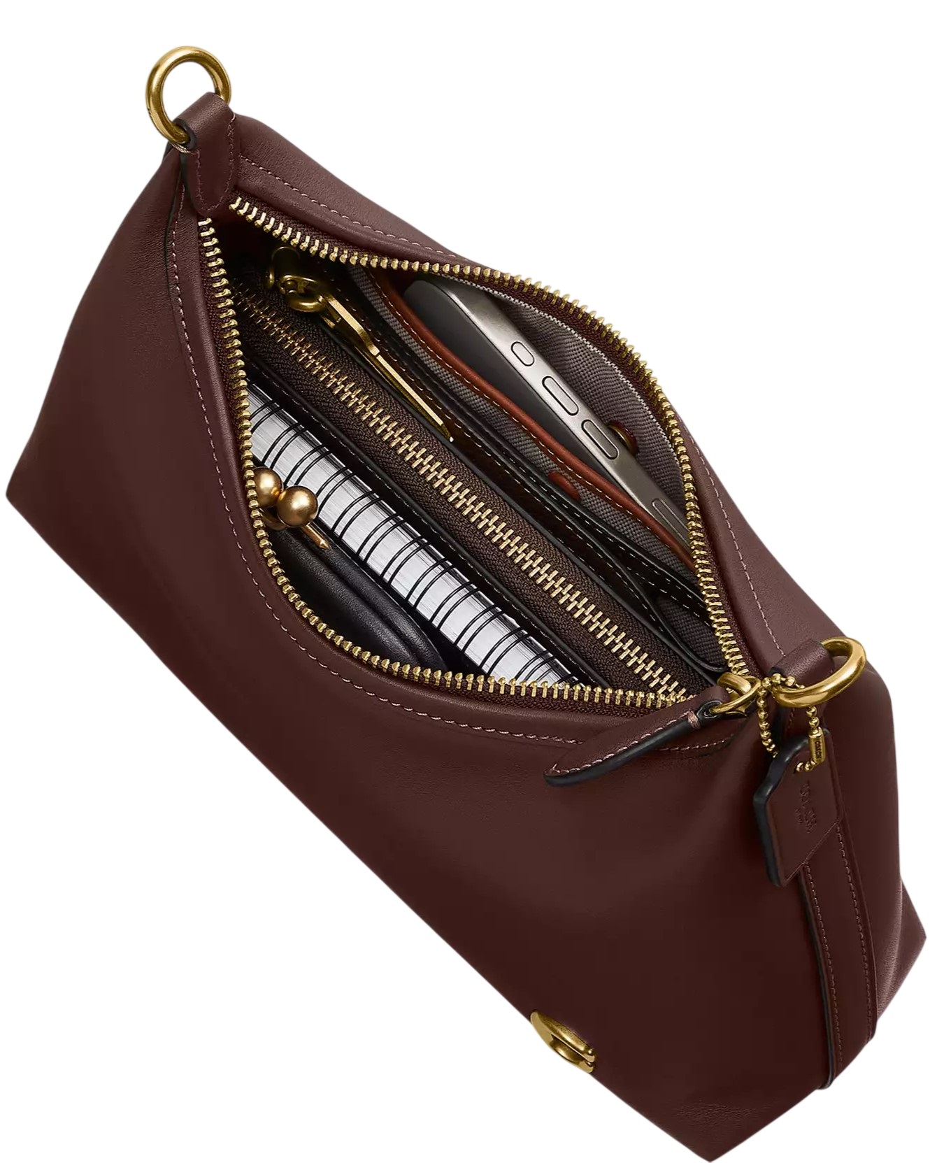 Túi kẹp nách Coach Juliet Shoulder Bag 25 Maple CDZ64 2
